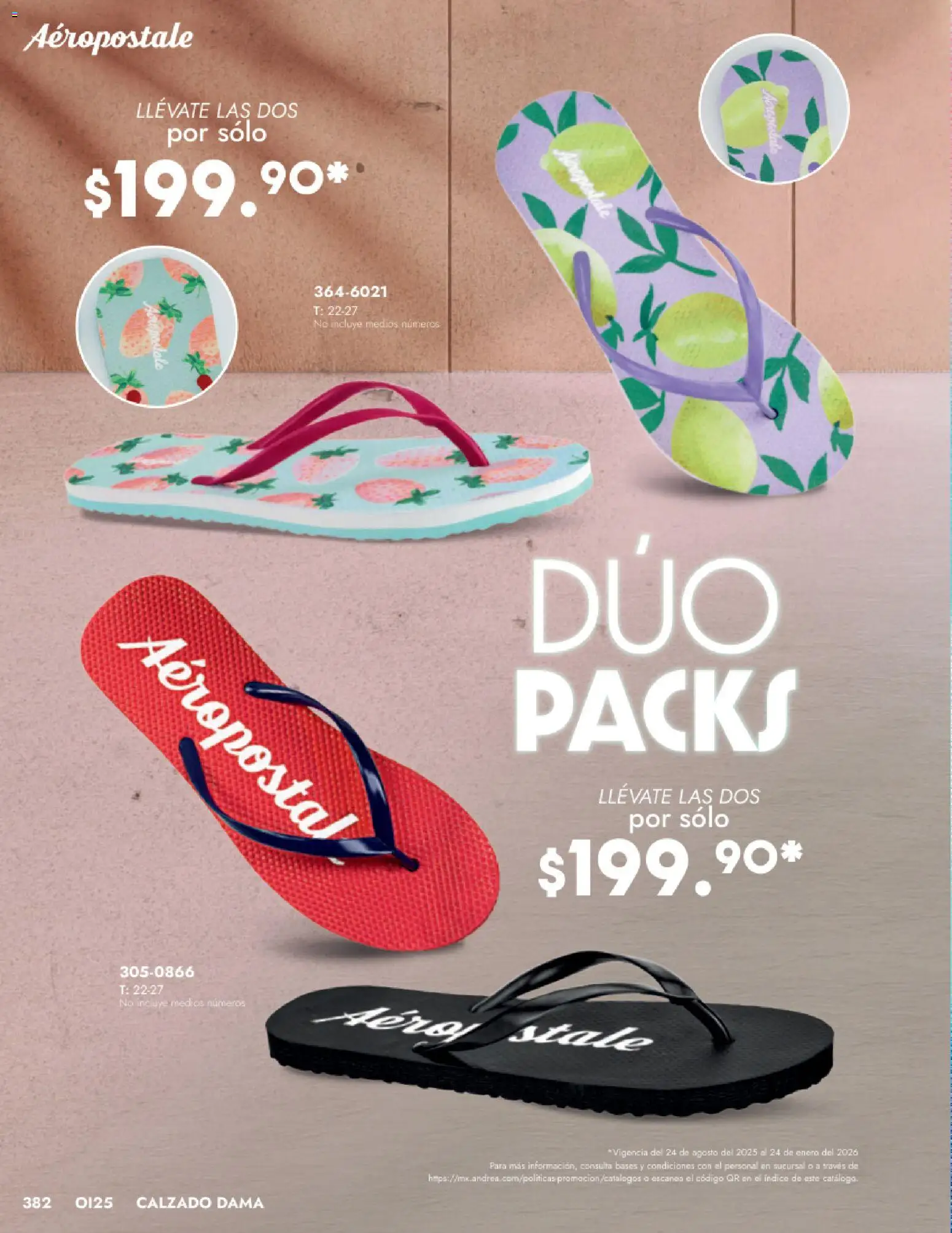 Nuevas ofertas de Andrea válidas en toda la República Mexicana desde el 24.08.2025. ¡Encuentra las mejores ofertas en Andrea - Catálogo Calzado Dama! | Página: 382