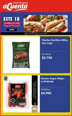 Super Bodega aCuenta ofertas  │ válido desde el 11.09.2025 | Página: 4 | Productos: Chorizo