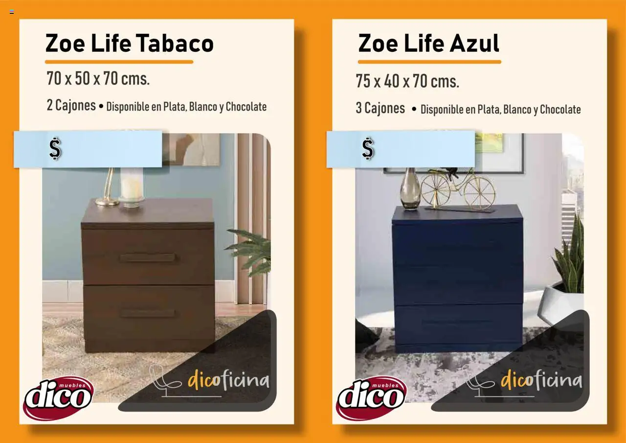 Nuevas ofertas de Muebles Dico válidas en toda la República Mexicana desde el 03.07.2025. ¡Encuentra las mejores ofertas en Muebles Dico catálogo Oficina! | Página: 28 | Productos: Chocolate