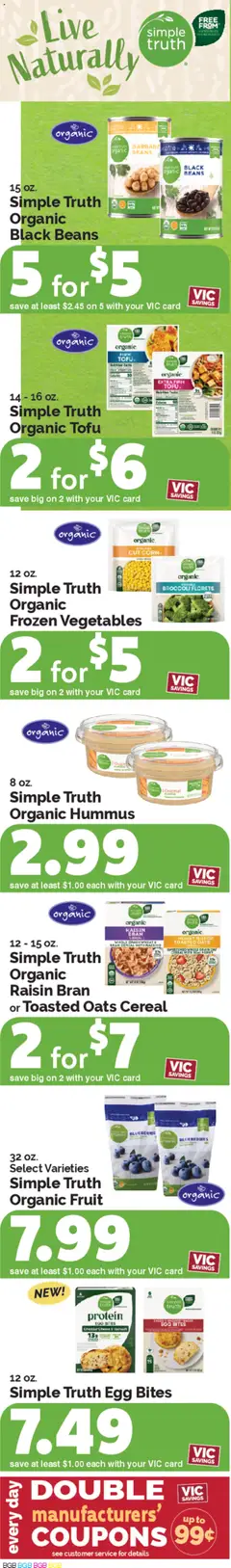 Harris Teeter Weekly Ad - valid from 16.07.2025 | Page: 5 | Products: Corn, Raisins, Vegetables, Blueberries