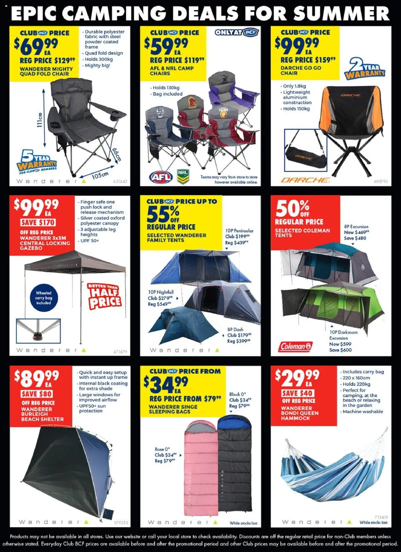 BCF catalogue - valid from 17.11.2025 | Page: 4 | Products: Chair, Powder, Gazebo, Safe