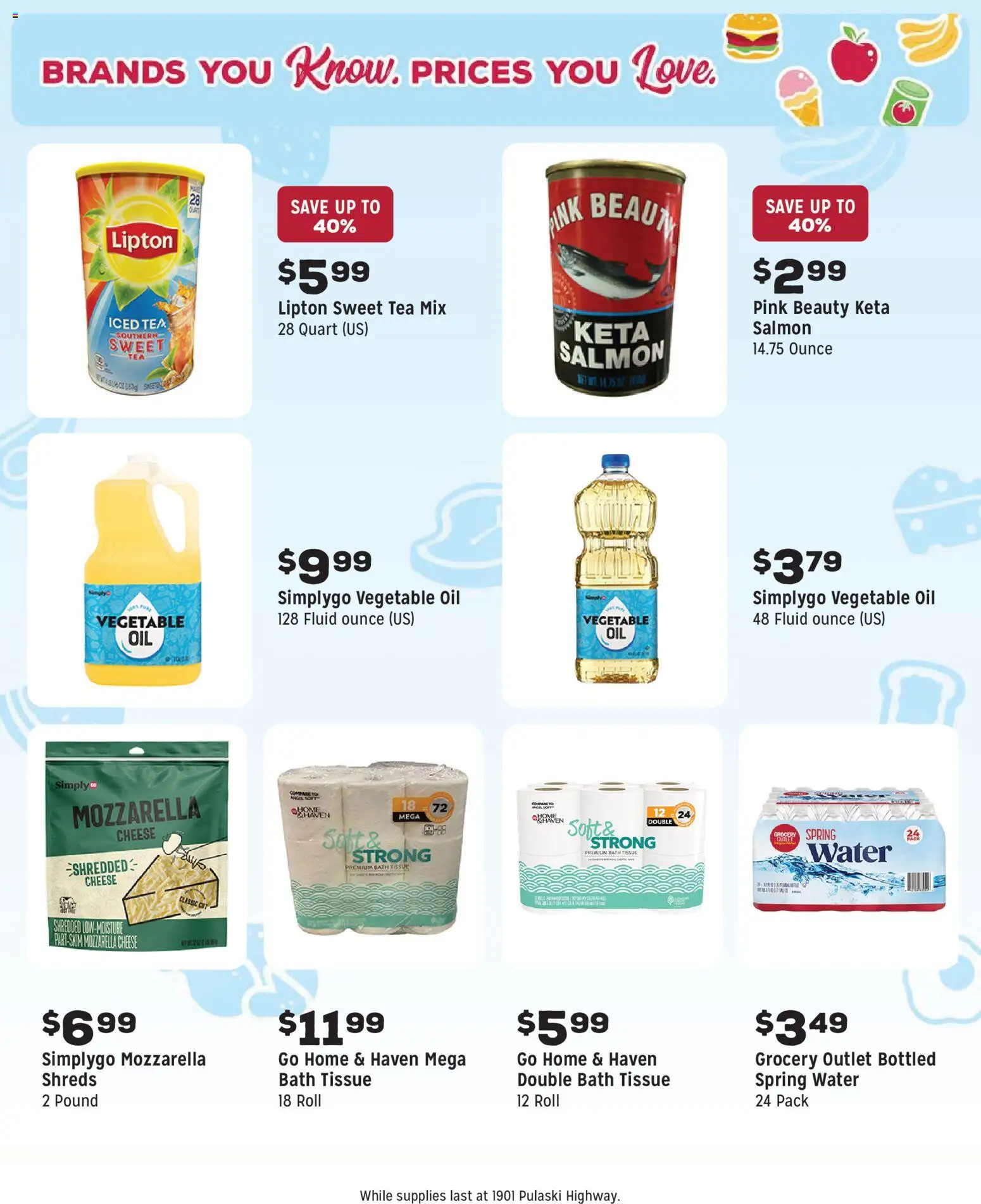 Grocery Outlet Weekly Ad - MD - valid from 17.12.2025 | Page: 11 | Products: Bath, Cheese, Tea, Water