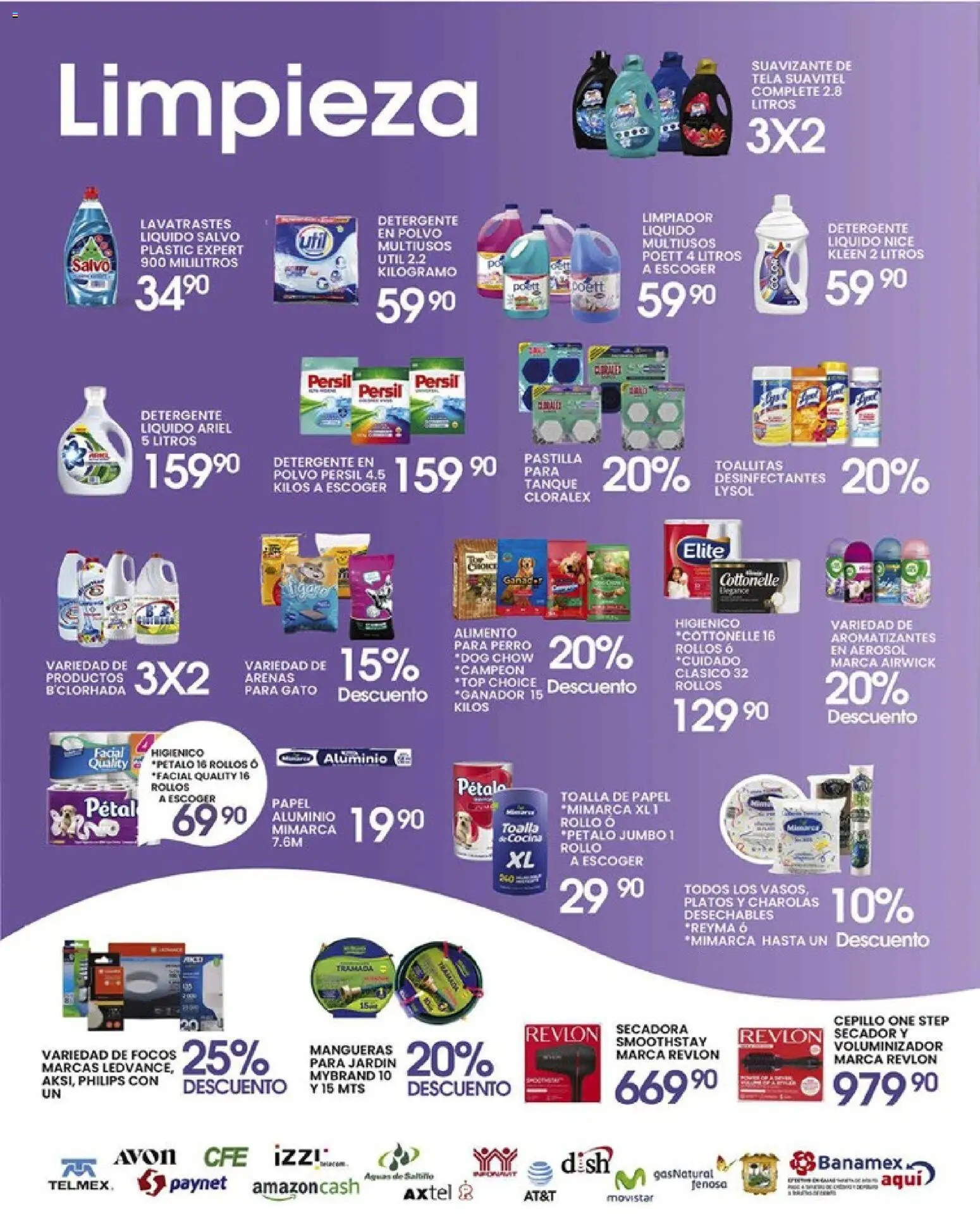 Nuevas ofertas de Alsuper válidas en toda la República Mexicana desde el 07.04.2026. ¡Encuentra las mejores ofertas en Alsuper folleto Saltillo! | Página: 5 | Productos: Suavizante, Limpiador, Toalla, Polvo