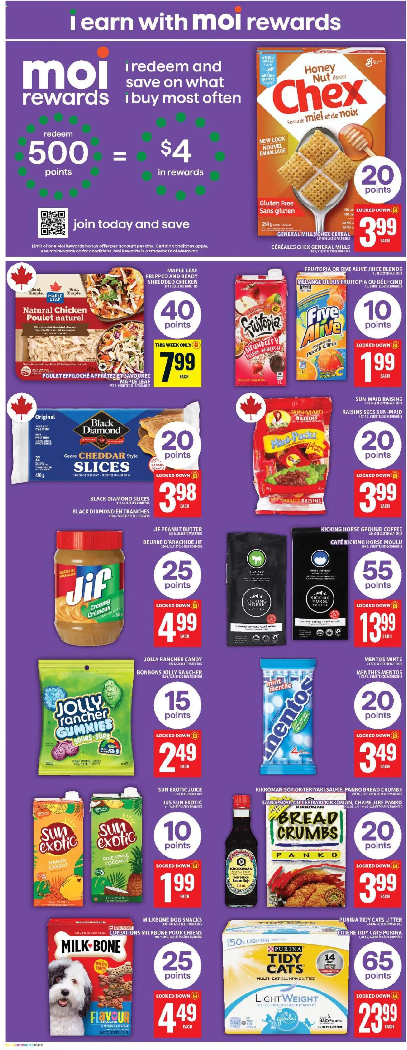 Food Basics flyer valid from 06.11.2025 | Page: 4 | Products: Carrot, Butter, Bread, Coffee