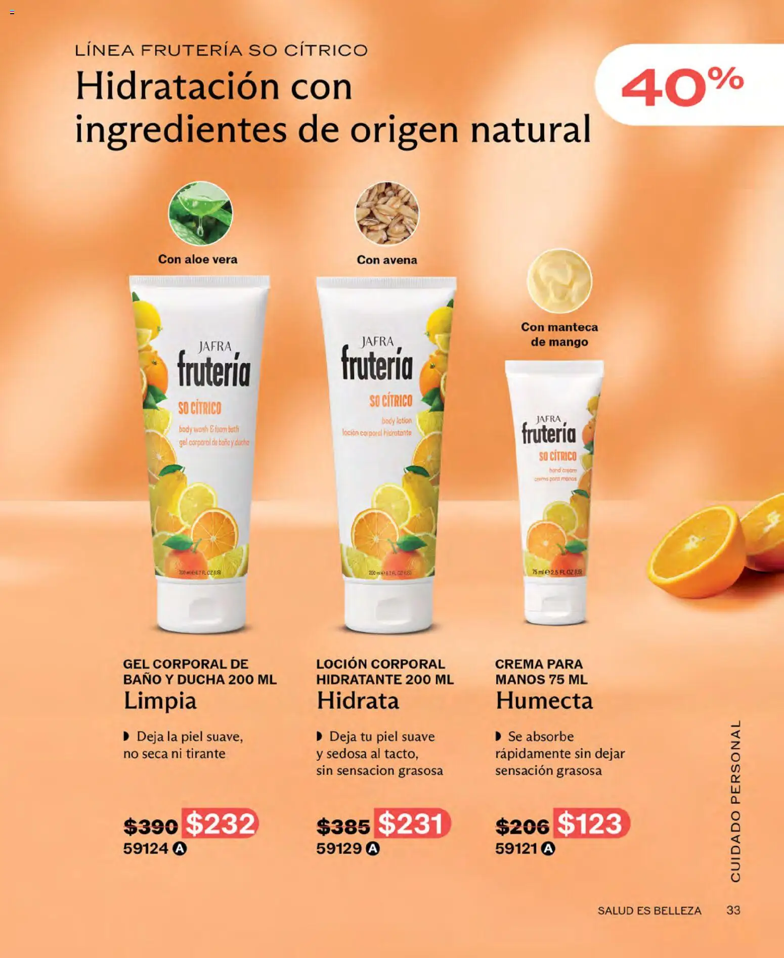 Nuevas ofertas de JAFRA válidas en toda la República Mexicana desde el 01.04.2026. ¡Encuentra las mejores ofertas en JAFRA catálogo! | Página: 33