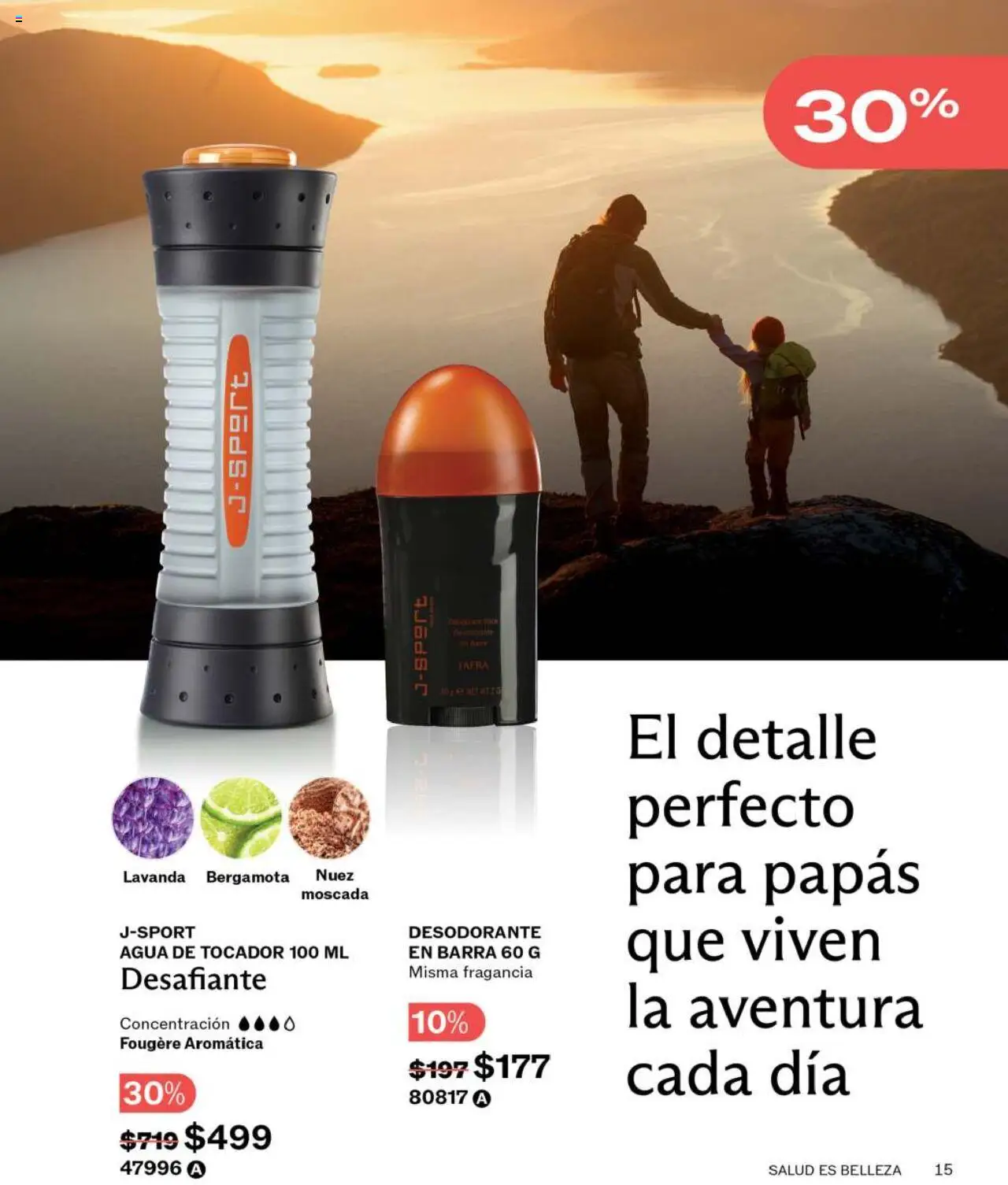 Nuevas ofertas de JAFRA válidas en toda la República Mexicana desde el 01.06.2025. ¡Encuentra las mejores ofertas en JAFRA catálogo! | Página: 15 | Productos: Desodorante, Agua, Nuez, Barra