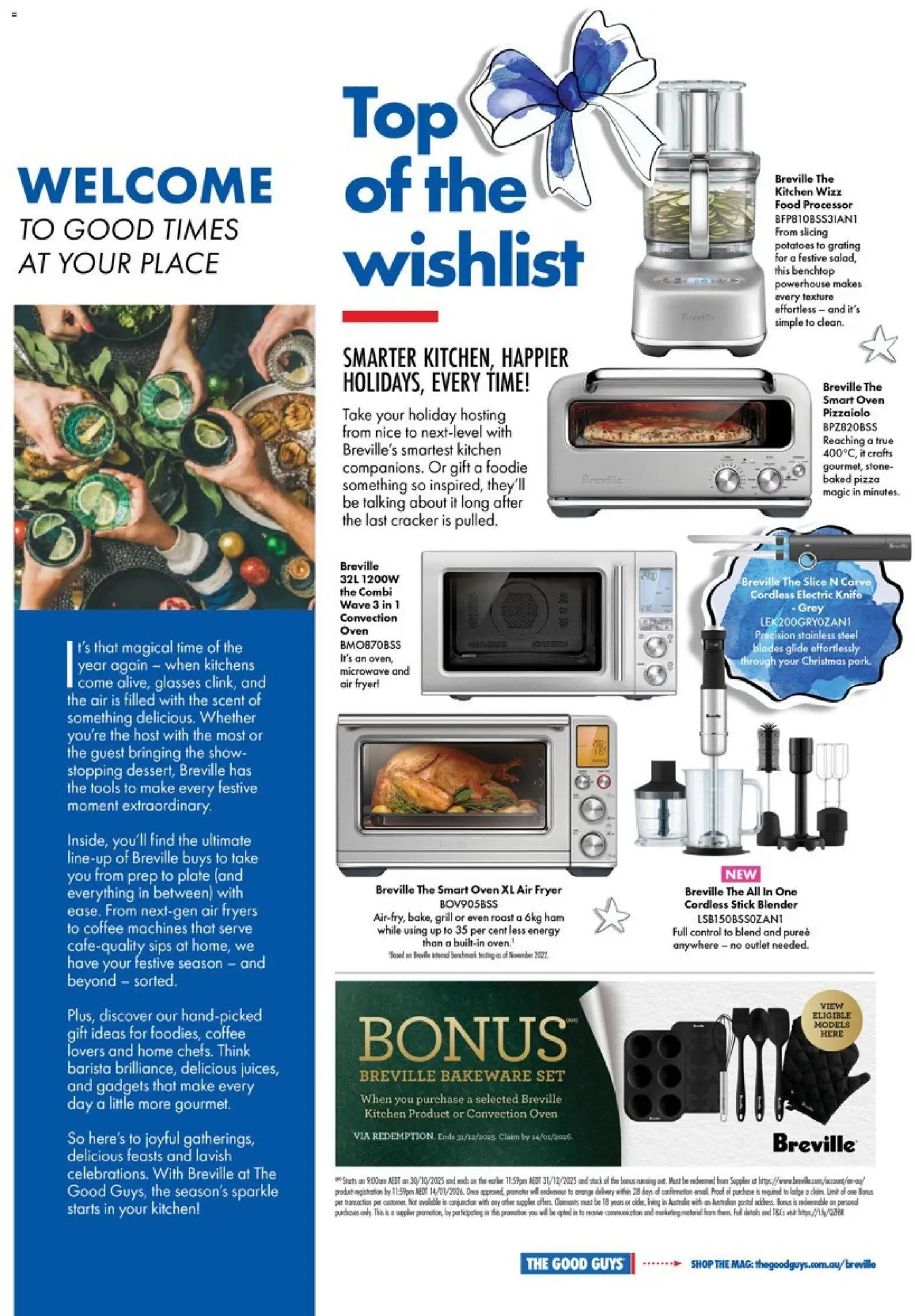 The Good Guys catalogue - valid from 08.12.2025 | Page: 2 | Products: Coffee, Oven, Tools, Grill