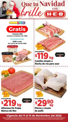 Vista previa de H-E-B folleto Ofertas, nuevo folleto de la tienda, válido en México a partir del 11.11.2025