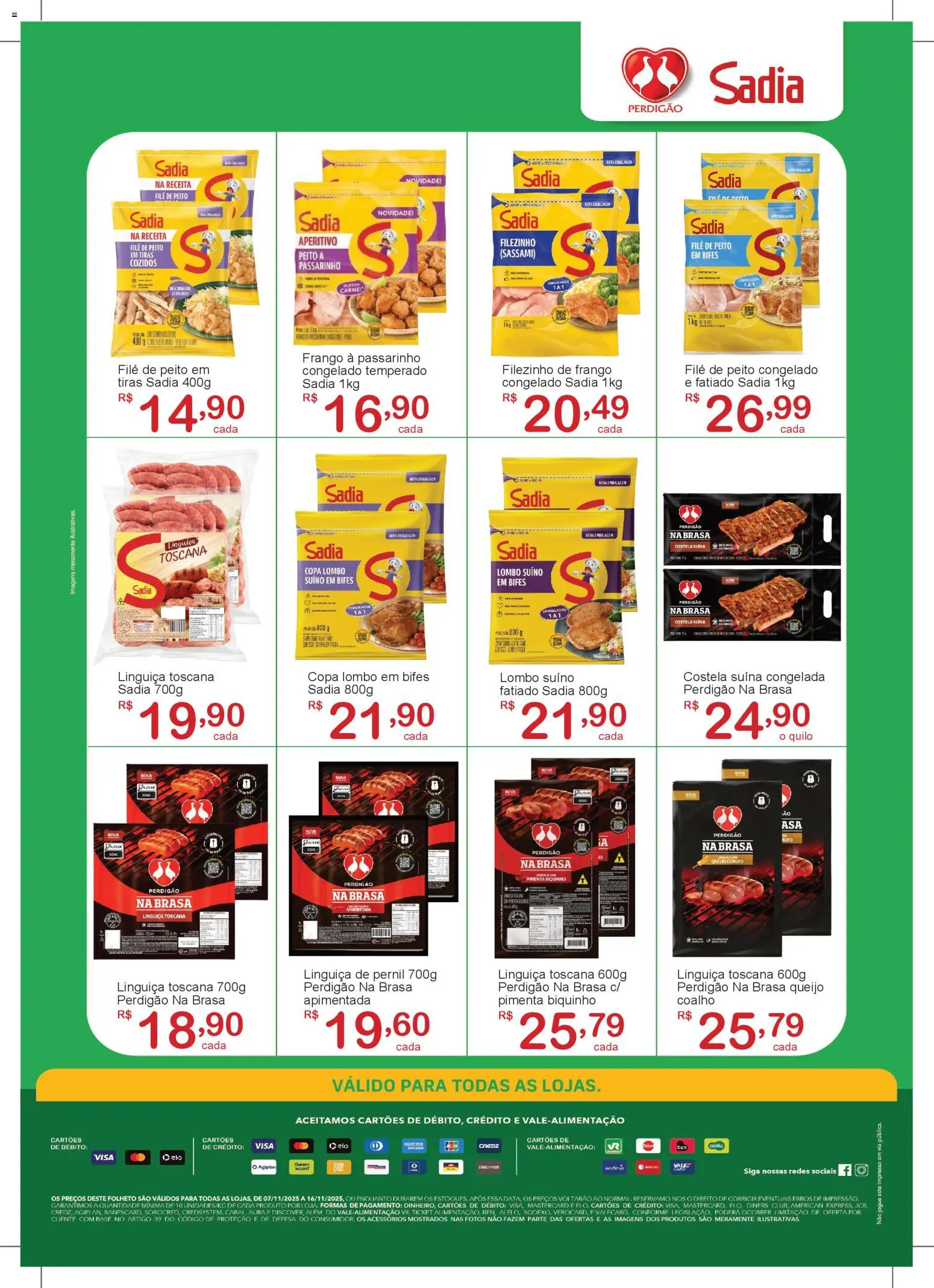 GIGA Atacado Folheto - válido de 07.11.2025 | Página: 2 | Produtos: Linguiça, Lombo, Queijo, Copa