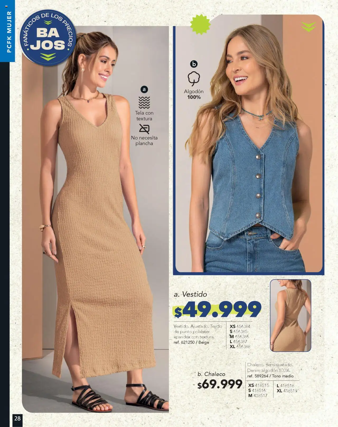 Pacifika revista - valida desde el 16.06.2025 | Página: 32 | Productos: Plancha, Algodón, Vestido, Chaleco