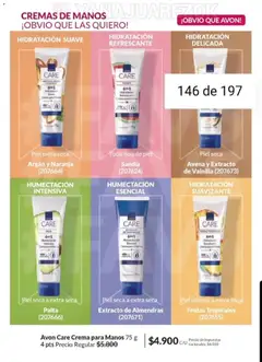 Vista previa Catálogo AVON Campaña 15/2025 válido desde el 23.10.2025 | Página: 128 | Productos: Almendras, Avena, Palta, Suavizante