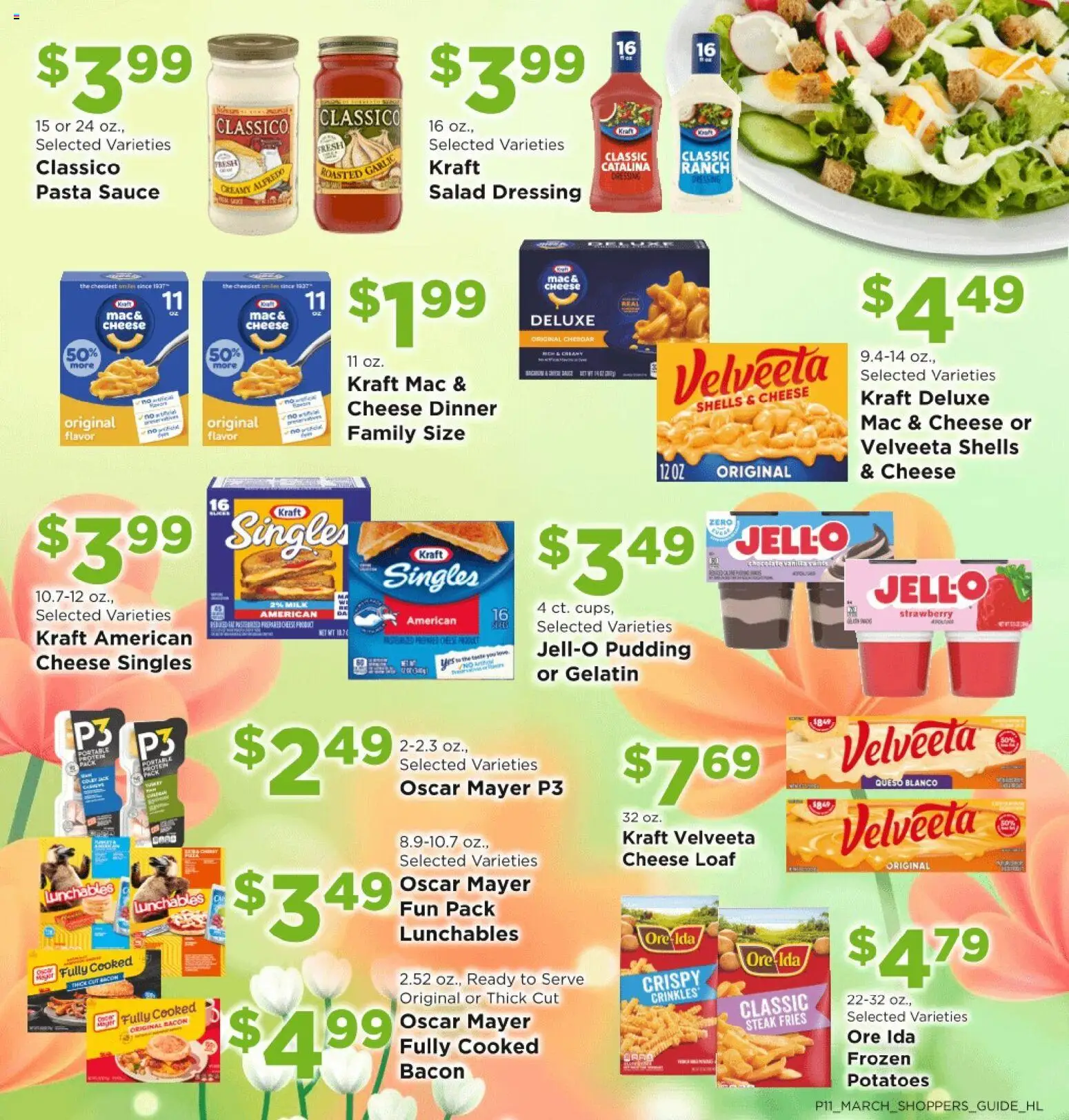 Homeland Bring Savings Home Shopper's Guide - valid from 01.03.2026 | Page: 11 | Products: Milk, Pasta, Salad, Potatoes