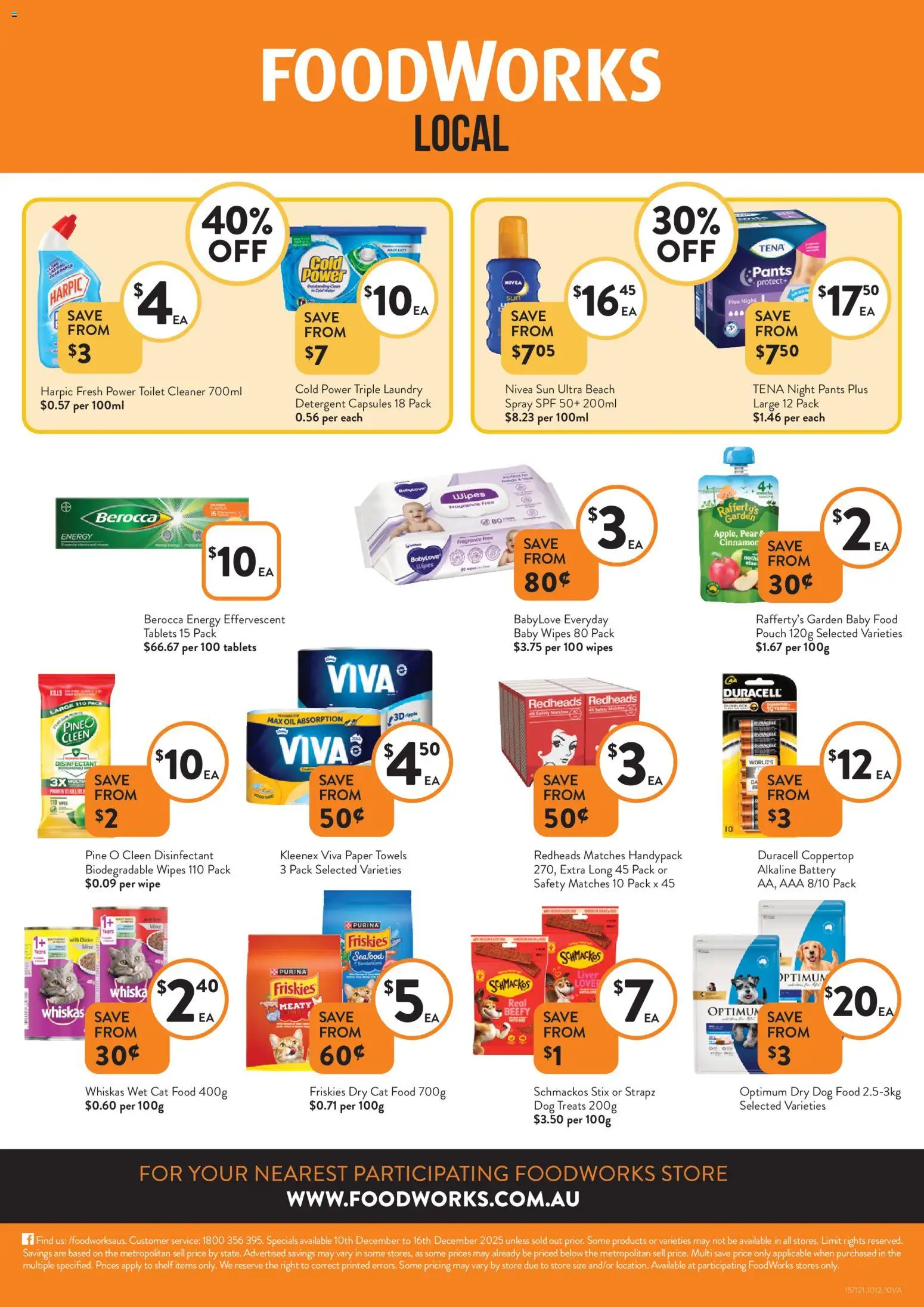 Foodworks catalogue - valid from 10.12.2025 | Page: 10 | Products: Battery, Fragrance, Oil, Seafood