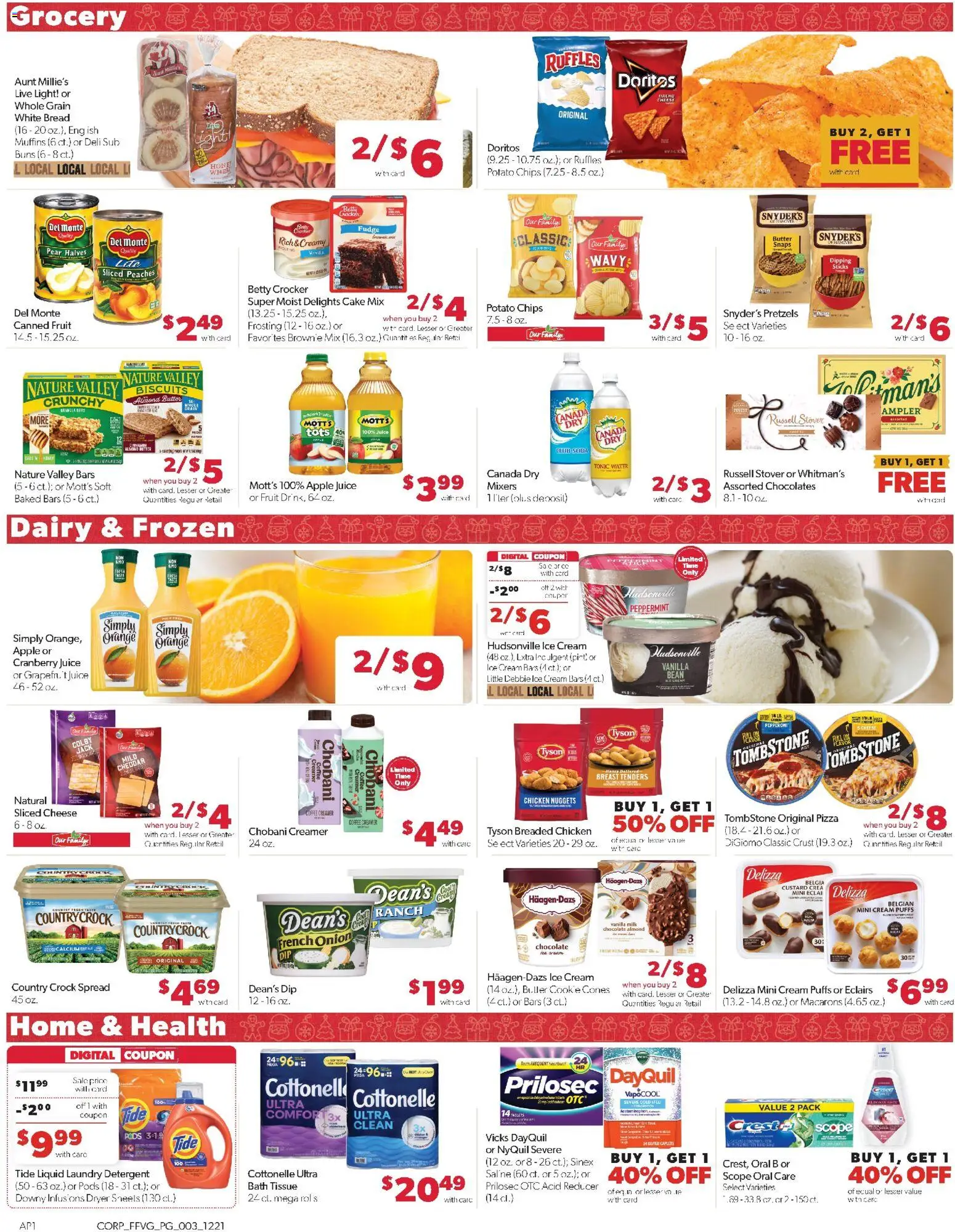 Family Fare Weekly Ad - valid from 21.12.2025 | Page: 8 | Products: Bath, Bread, Chocolate, Juice