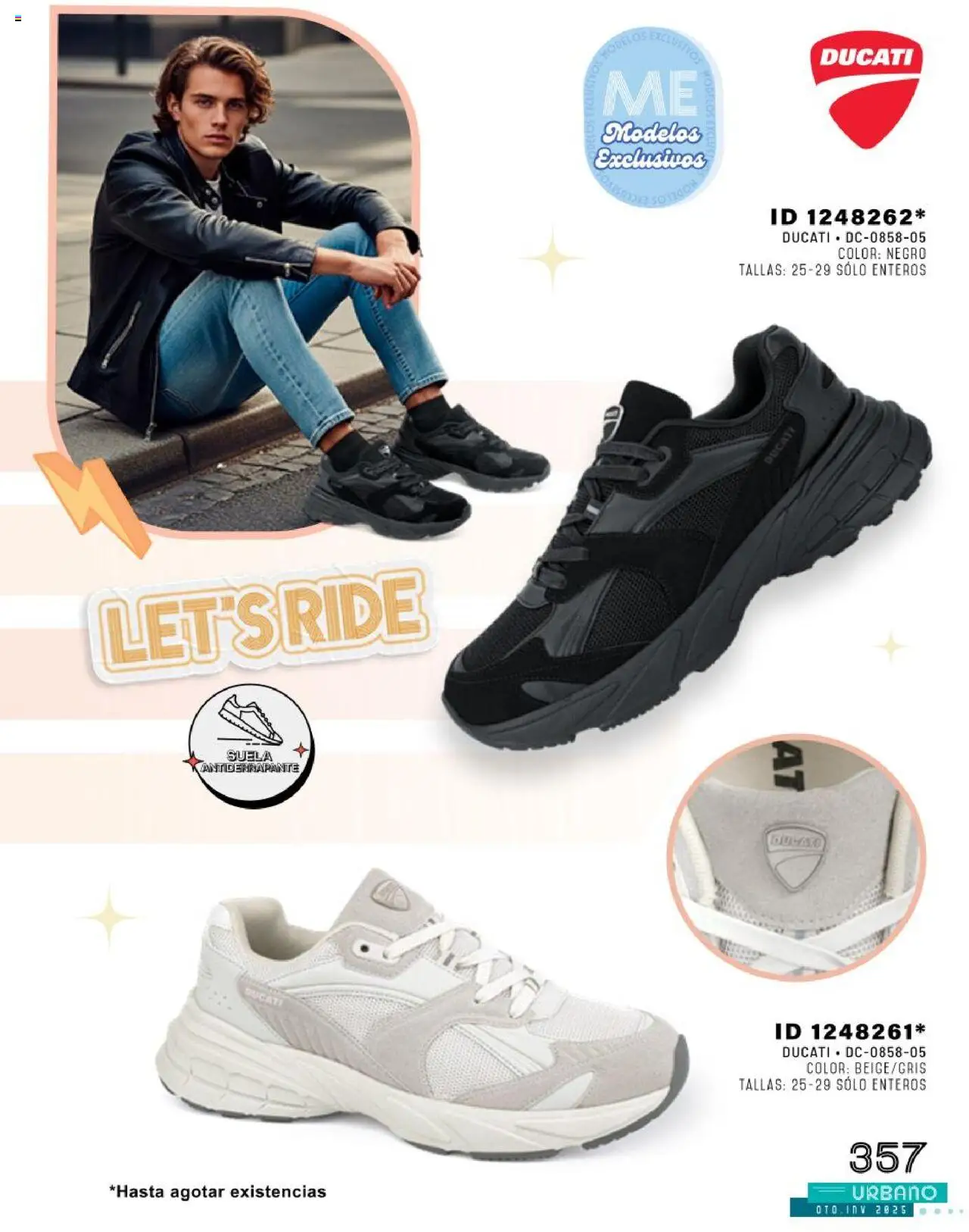 Nuevas ofertas de Price Shoes válidas en toda la República Mexicana desde el 24.07.2025. ¡Encuentra las mejores ofertas en Price Shoes catálogo Urbano otoño / invierno 2025! | Página: 357