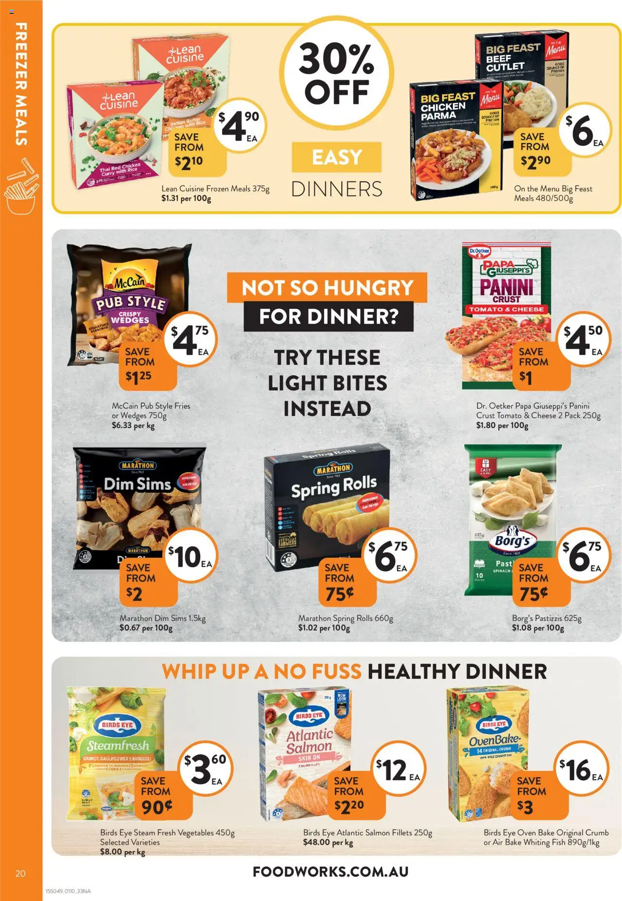 Foodworks catalogue - valid from 01.10.2025 | Page: 20 | Products: Light, Curry, Rice, Freezer