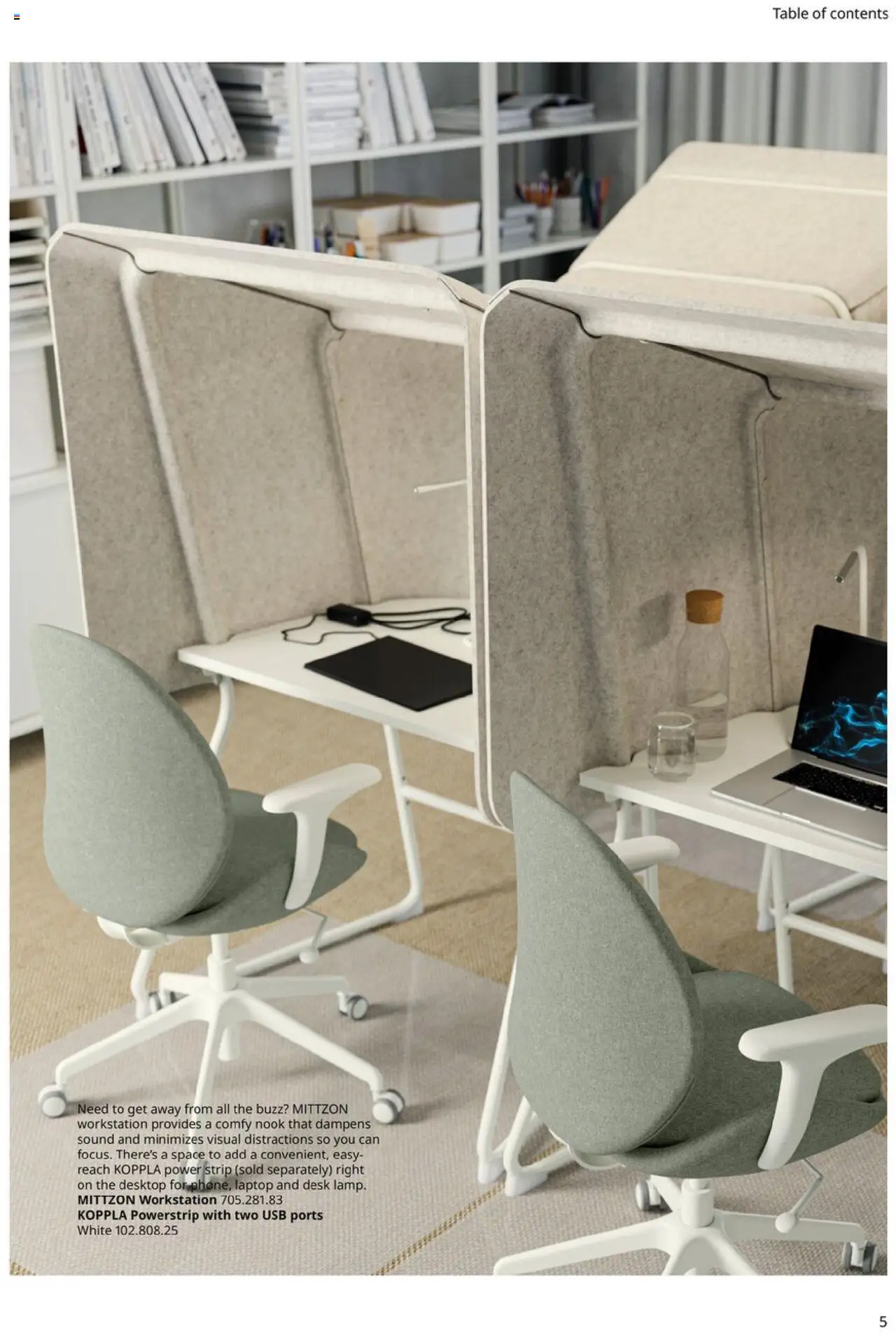 IKEA Office Brochure 2025 - valid from 01.03.2025 | Page: 5 | Products: Table, Desk, Laptop, Desktop