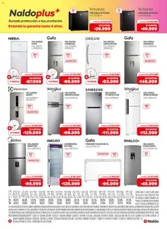 Naldo catálogo │ válido desde el 01.09.2025 | Página: 6 | Productos: Heladera, Freezer, Vasos, Frigobar