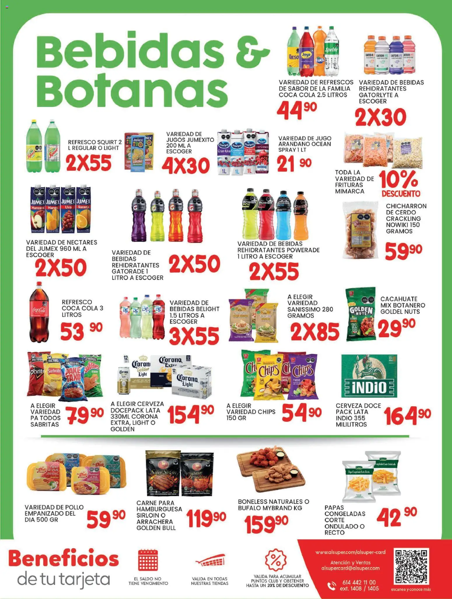 Nuevas ofertas de Alsuper válidas en toda la República Mexicana desde el 13.02.2026. ¡Encuentra las mejores ofertas en Alsuper folleto Saltillo! | Página: 7 | Productos: Cacahuate, Manzana, Jugo, Cerveza