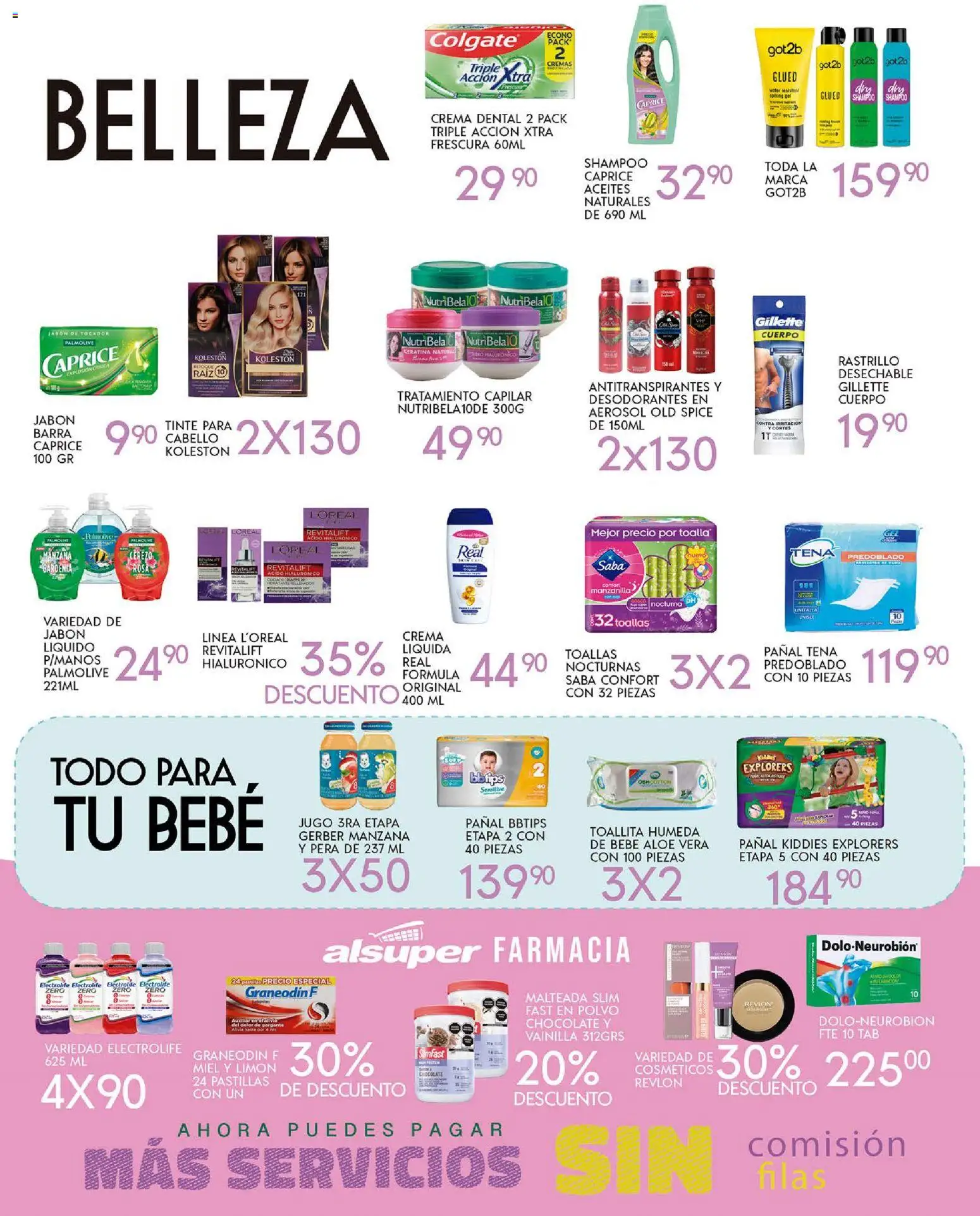 Nuevas ofertas de Alsuper válidas en toda la República Mexicana desde el 04.11.2025. ¡Encuentra las mejores ofertas en Alsuper folleto Durango! | Página: 4 | Productos: Rastrillo, Limón, Toallas, Jabón