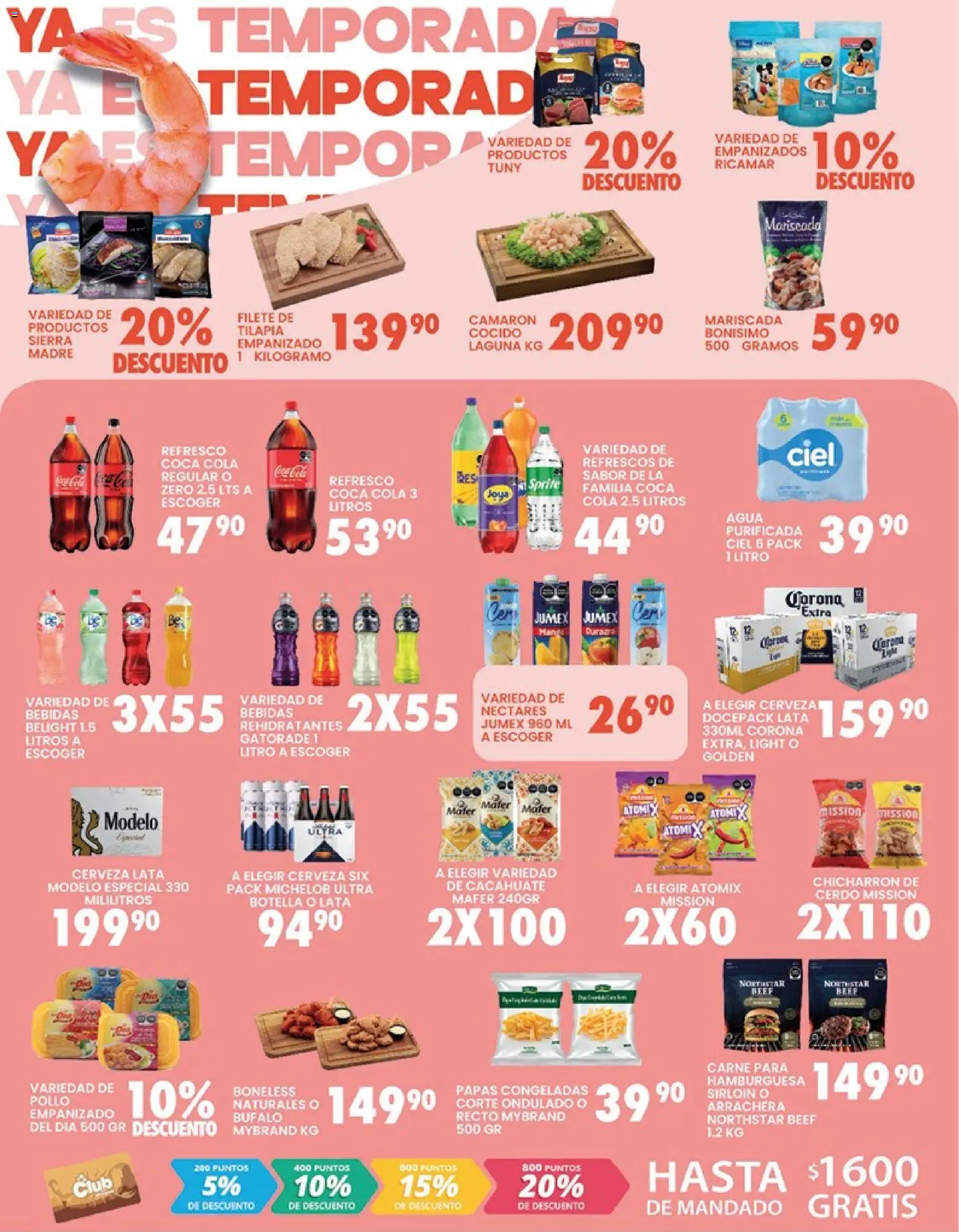 Nuevas ofertas de Alsuper válidas en toda la República Mexicana desde el 31.03.2026. ¡Encuentra las mejores ofertas en Alsuper folleto Durango! | Página: 2 | Productos: Refresco, Cacahuate, Agua, Sierra