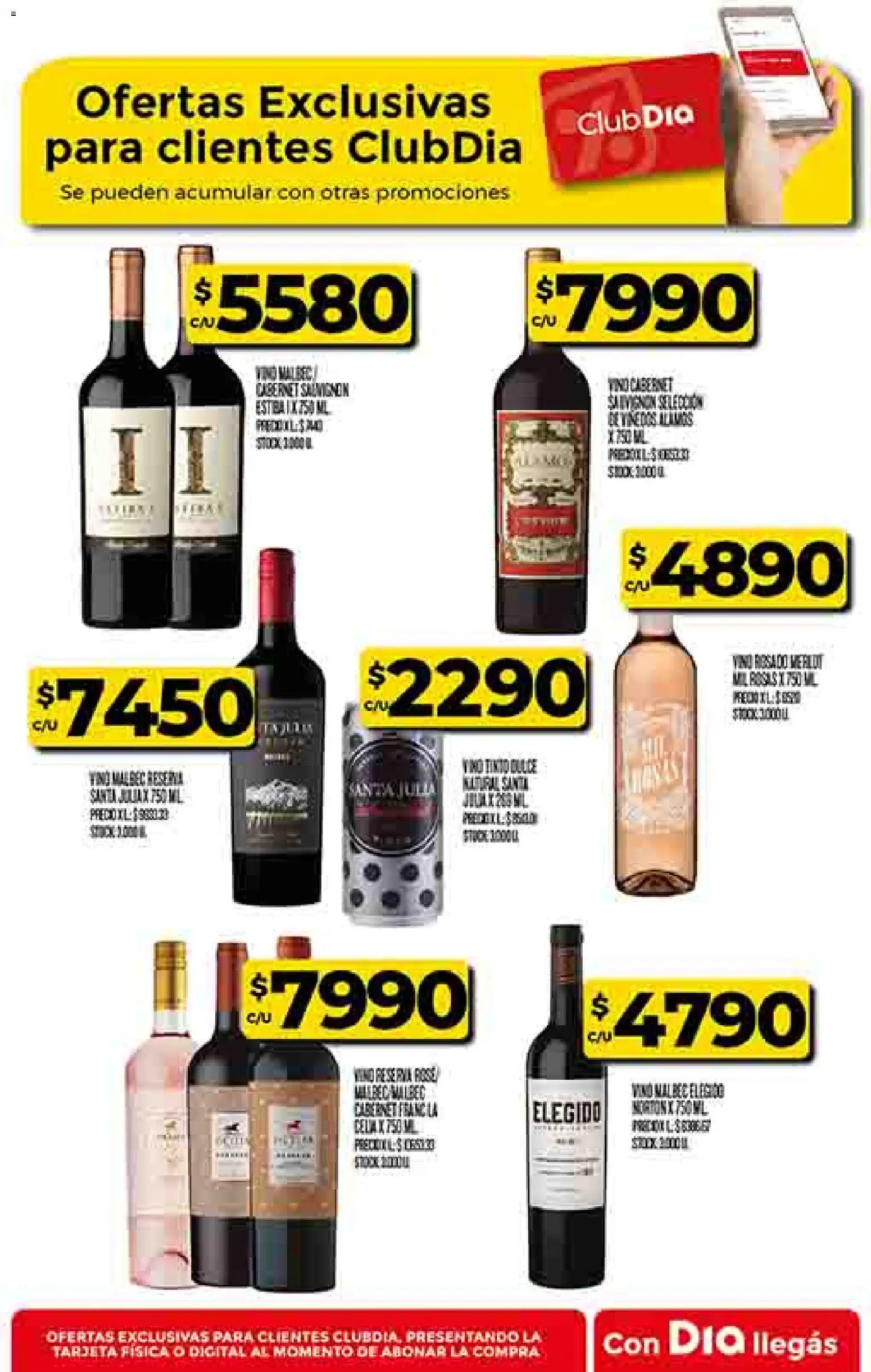 Supermercado DIA Ofertas │ válido desde el 22.10.2025 | Página: 50 | Productos: Vino