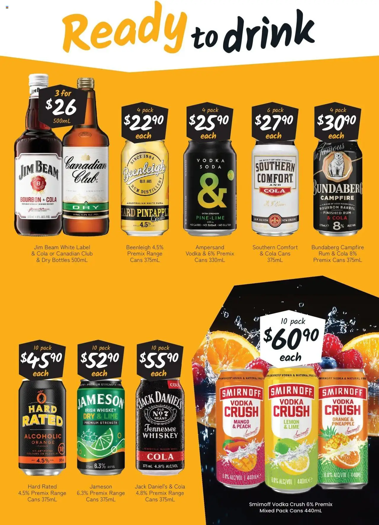 Cellarbrations catalogue - valid from 06.10.2025 | Page: 5 | Products: Bourbon, Whiskey, Rum, Peach