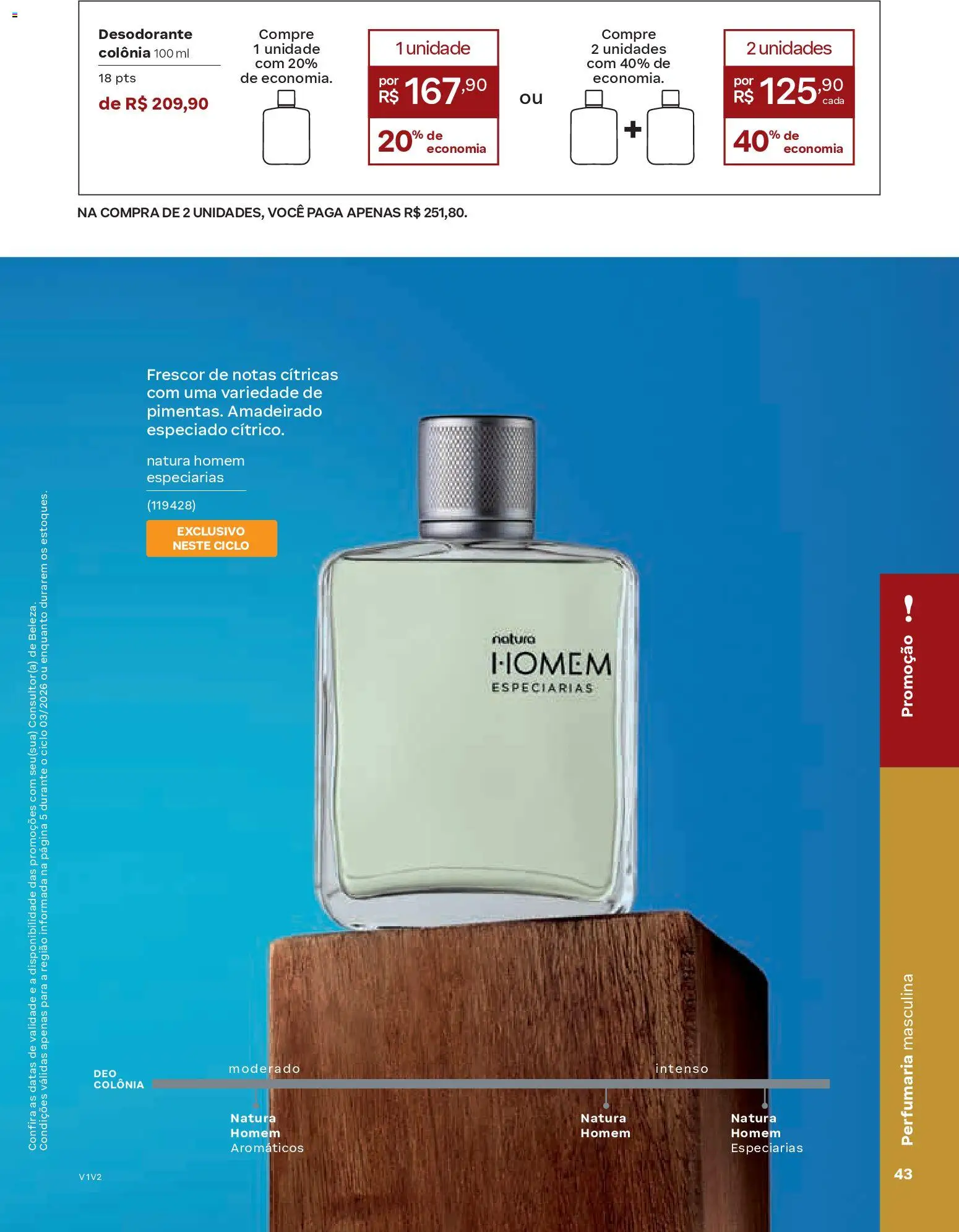 Natura Folheto - válido de 04.02.2026 | Página: 43 | Produtos: Desodorante