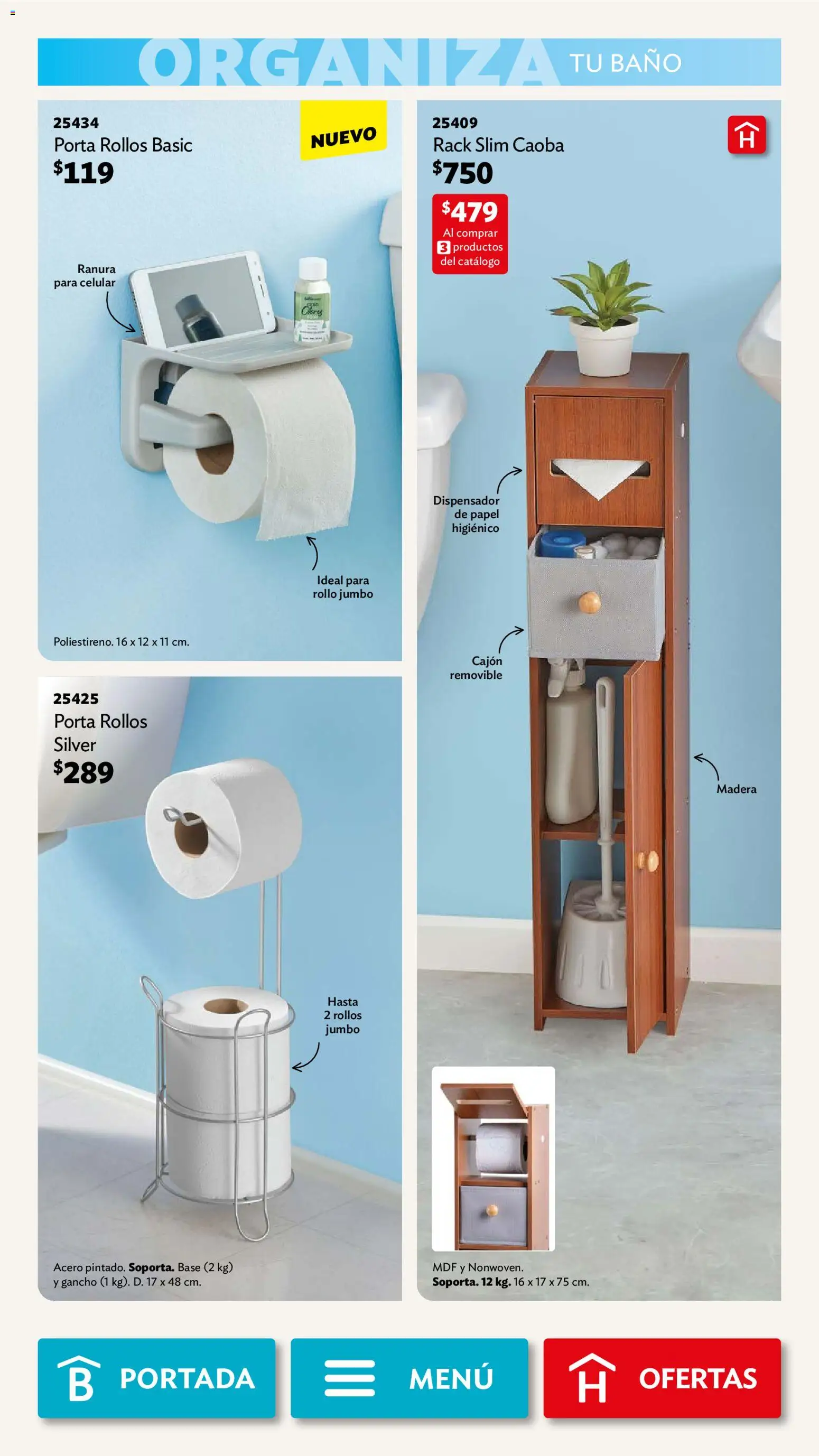 Nuevas ofertas de Betterware válidas en toda la República Mexicana desde el 03.11.2025. ¡Encuentra las mejores ofertas en Betterware campaña 11 2025! | Página: 92 | Productos: Papel higiénico, Baño