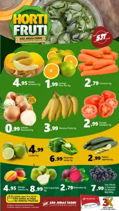 São Judas Tadeu - Ofertas Hortifruti - Pré-Visualização do folheto da loja São Judas Tadeu, válido de 14.10.2025