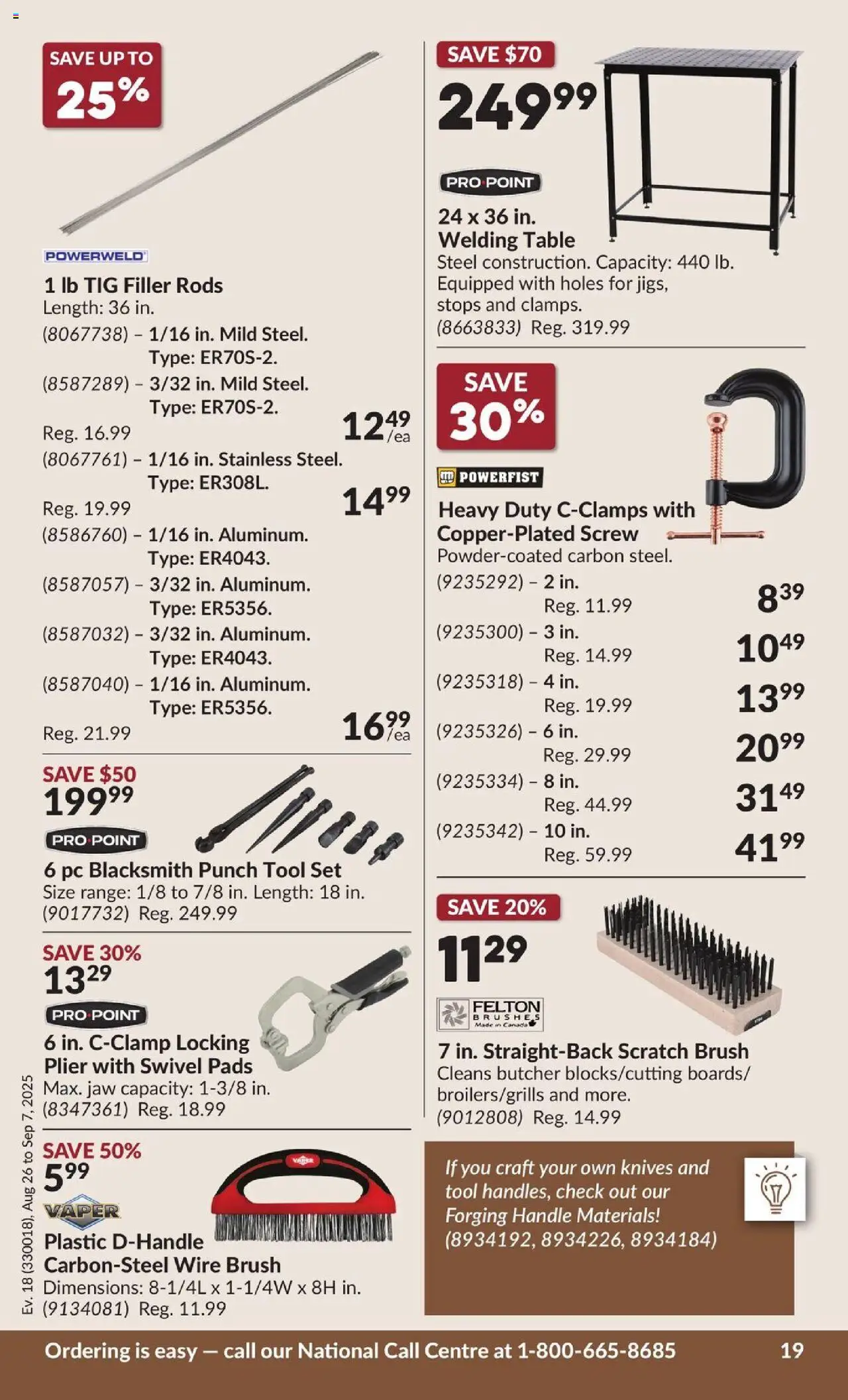 Princess Auto flyer valid from 26.08.2025 | Page: 25 | Products: PC, Brush, Table