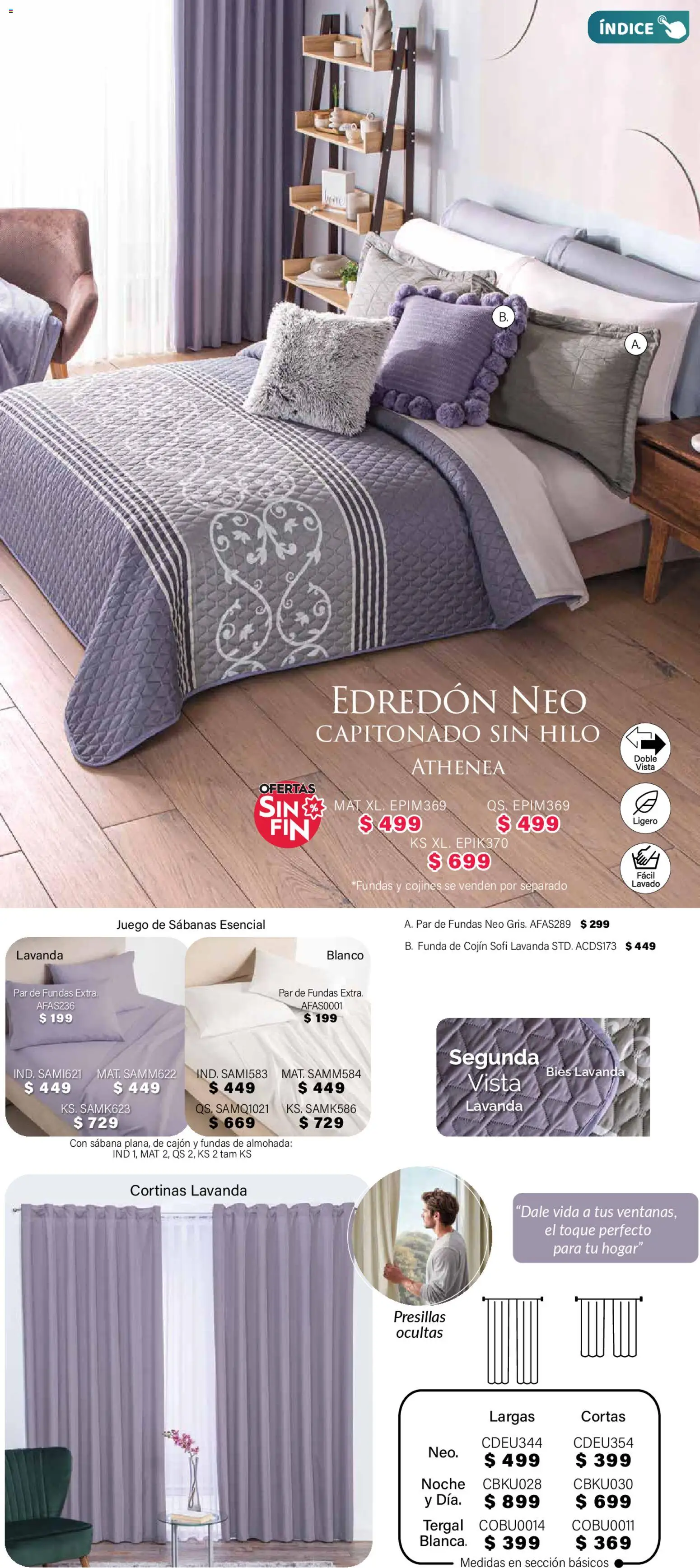 Nuevas ofertas de Colchas Concord válidas en toda la República Mexicana desde el 01.11.2025. ¡Encuentra las mejores ofertas en Colchas Concord Buen Fin! | Página: 29 | Productos: Juego, Funda, Almohada, Sabanas