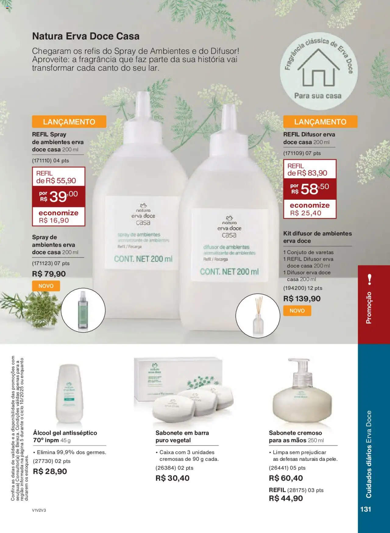 Natura Folheto - válido de 05.06.2025 | Página: 131 | Produtos: Difusor, Fragrância, Caixa, Sabonete