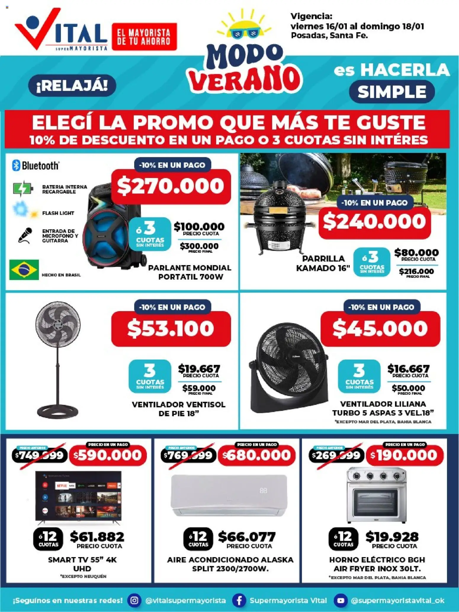 Vital - Ofertas fin │ válido desde el 16.01.2026 | Página: 4 | Productos: Micrófono, Parrilla, Batería, Té