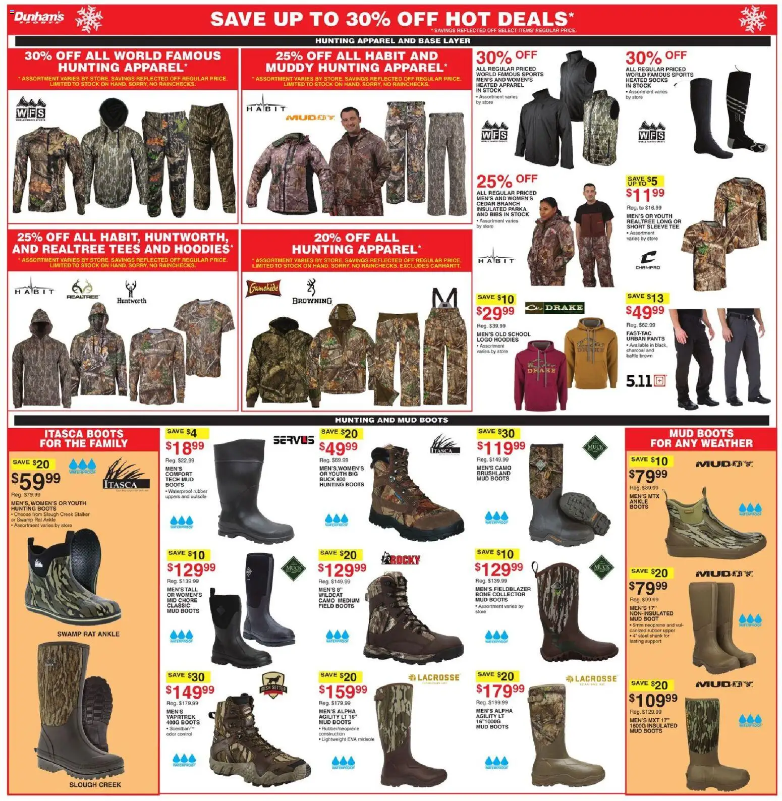 Dunham's Sports Black Friday - valid from 22.11.2025 | Page: 11 | Products: Hunting Boots, Pants, Socks, Boots
