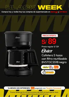 Vista previa de folleto Metro - Black Friday de la Metro válido desde 24.11.2025 | Página: 12 | Productos: Cafetera