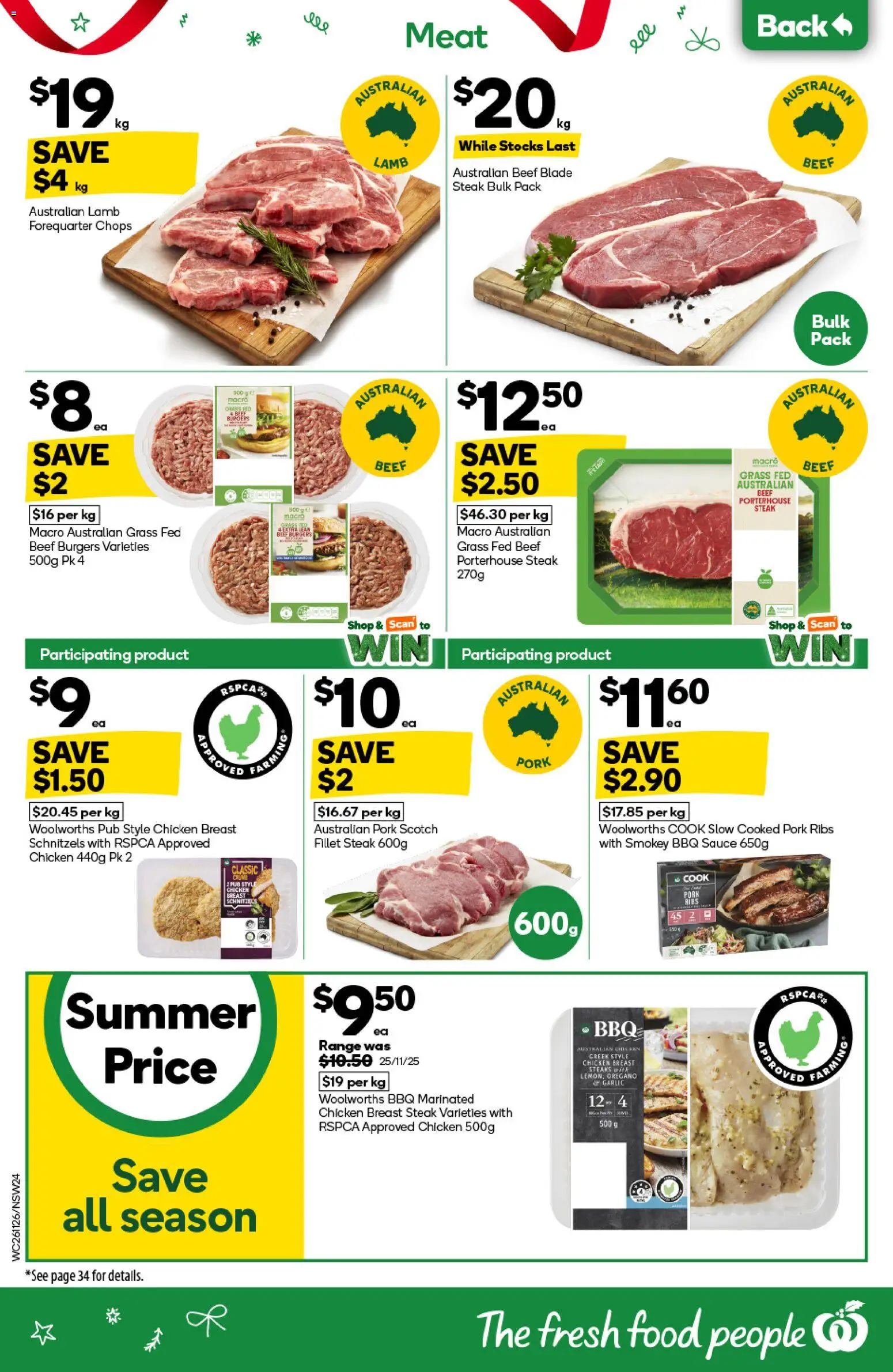 Woolworths catalogue - valid from 26.11.2025 | Page: 24 | Products: BBQ Sauce, Meat, Sauce, Scotch