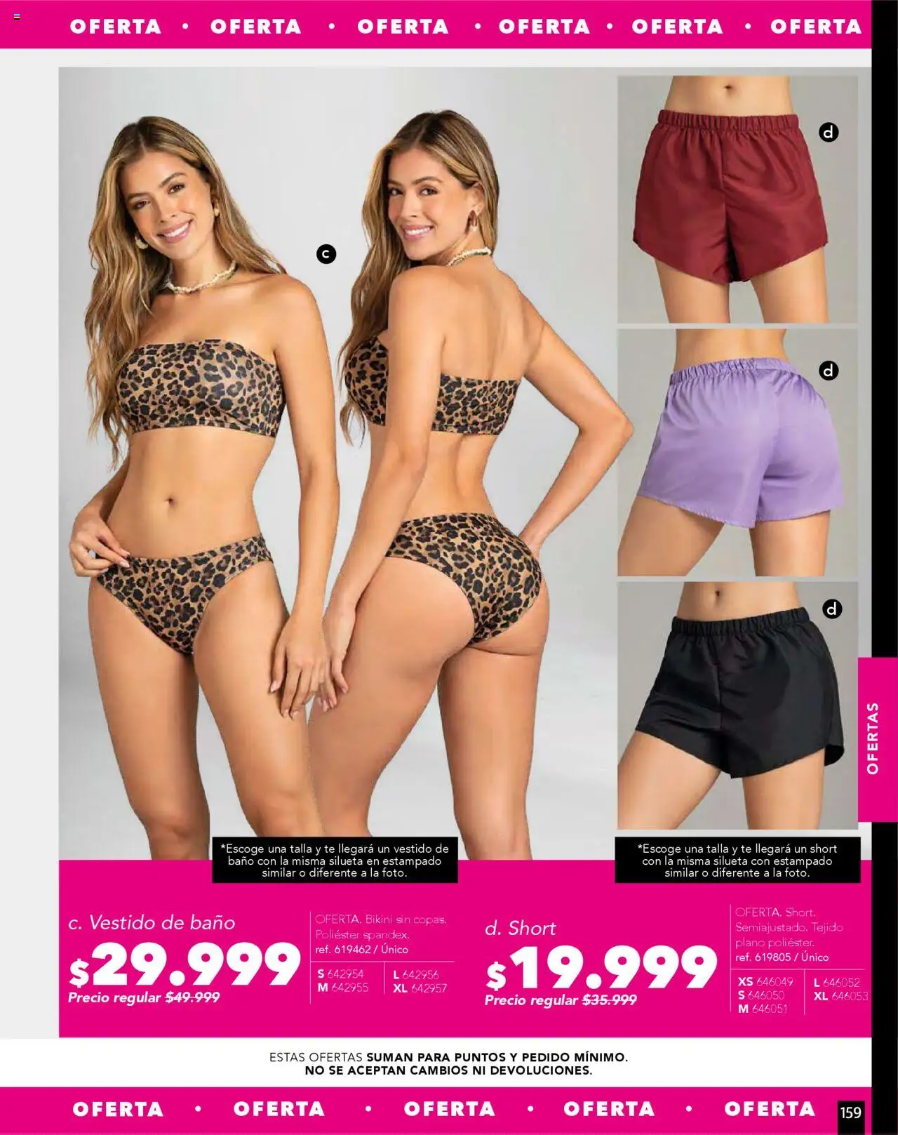 Pacifika revista - valida desde el 01.09.2025 | Página: 195 | Productos: Té, Short, Baño, Vestido de baño