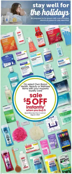 Preview of Giant Eagle weekly ads valid from 11.12.2025 | Page: 8 | Products: Mouthwash, Body Wash, Grapefruit, Iron
