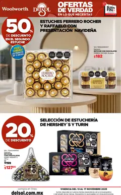 Vista previa de Del Sol y Woolworth Buen fin, nuevo folleto de la tienda, válido en México a partir del 13.11.2025 | Página: 57