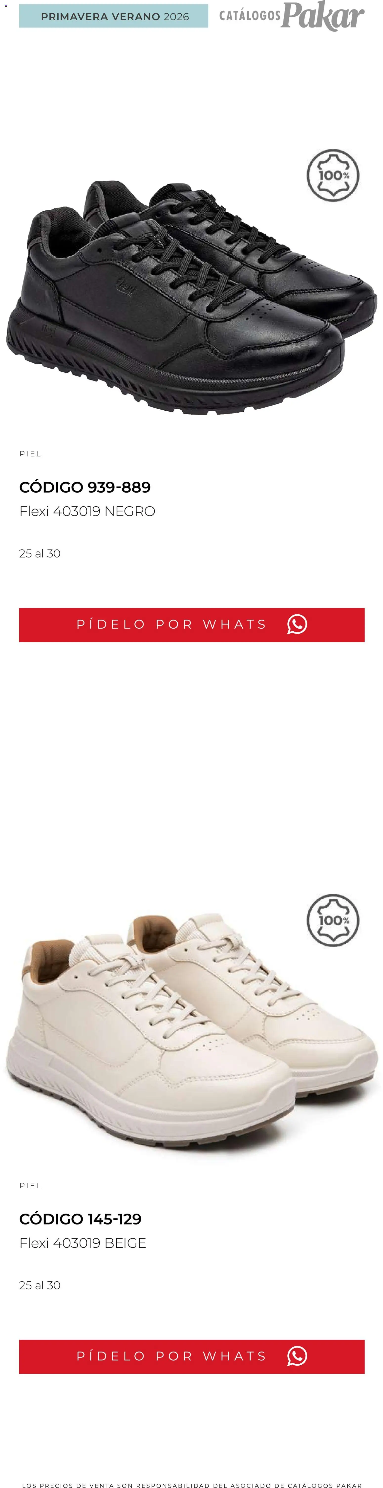 Nuevas ofertas de SC Pakar válidas en toda la República Mexicana desde el 04.03.2026. ¡Encuentra las mejores ofertas en SC Pakar catálogo Flexi PV26! | Página: 182