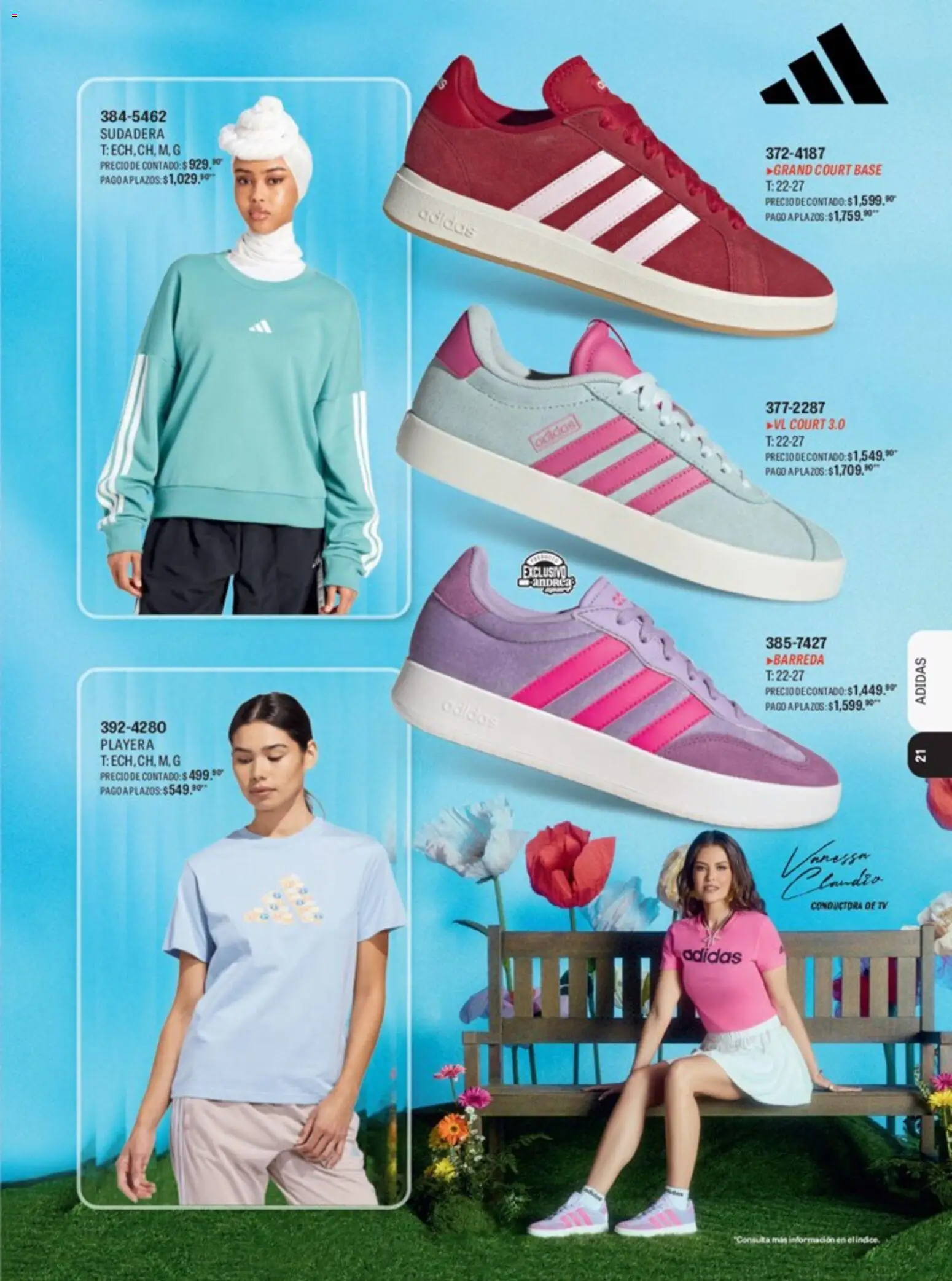 Nuevas ofertas de Andrea válidas en toda la República Mexicana desde el 15.04.2026. ¡Encuentra las mejores ofertas en Andrea catálogo Lo mejor en marcas! | Página: 17 | Productos: Sudadera, Playera