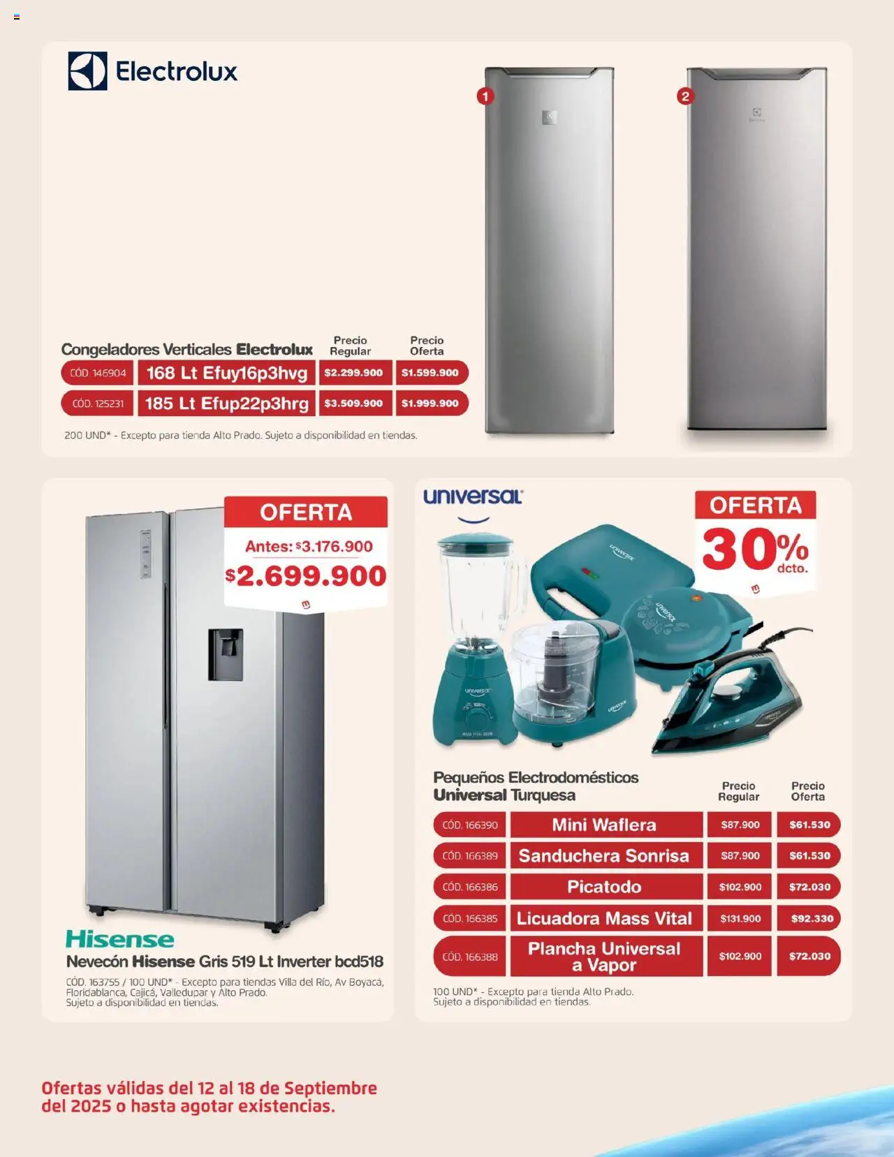 Makro revista - valida desde el 12.09.2025 | Página: 34 | Productos: Plancha, Sanduchera, Licuadora, Waflera