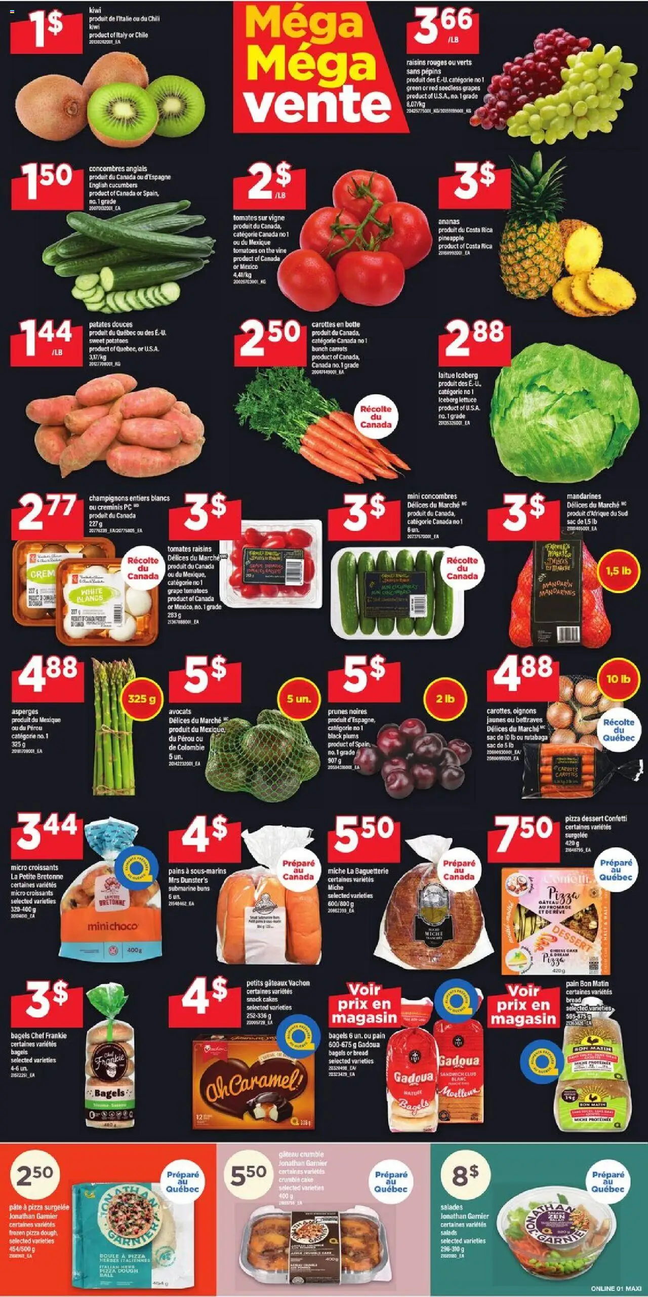 Maxi flyer valid from 16.10.2025 | Page: 5 | Products: Pineapple, PC, Cheese, Bread