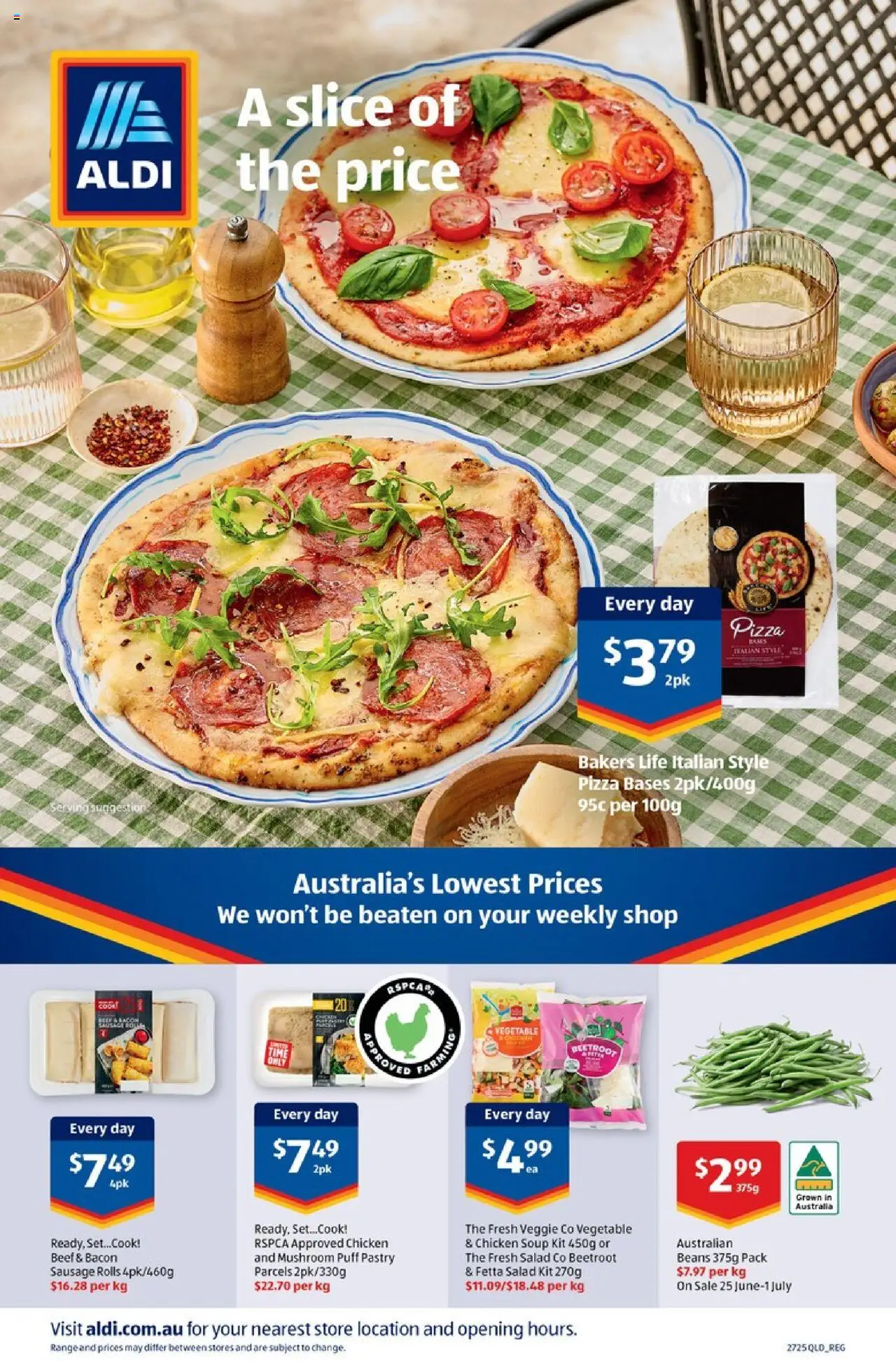 Aldi catalogue - valid from 02.07.2025 | Page: 30 | Products: Bacon, Beef, Pastry, Sausage