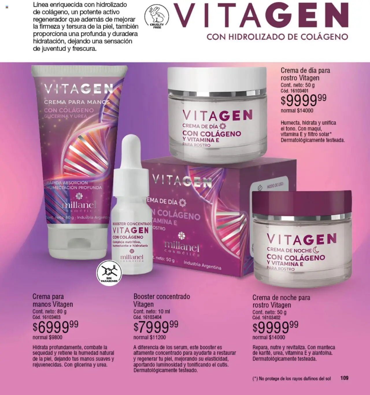 Millanel catálogo │ válido desde el 18.08.2025 | Página: 109 | Productos: Manteca, Crema