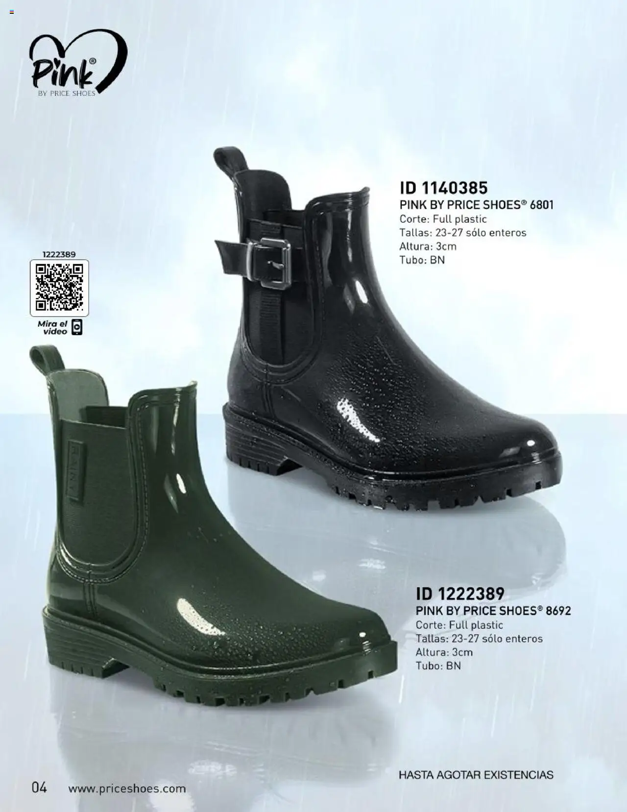 Nuevas ofertas de Price Shoes válidas en toda la República Mexicana desde el 22.05.2025. ¡Encuentra las mejores ofertas en Price Shoes -  Catálogo Botas De Lluvia 2025 ! | Página: 4 | Productos: Video