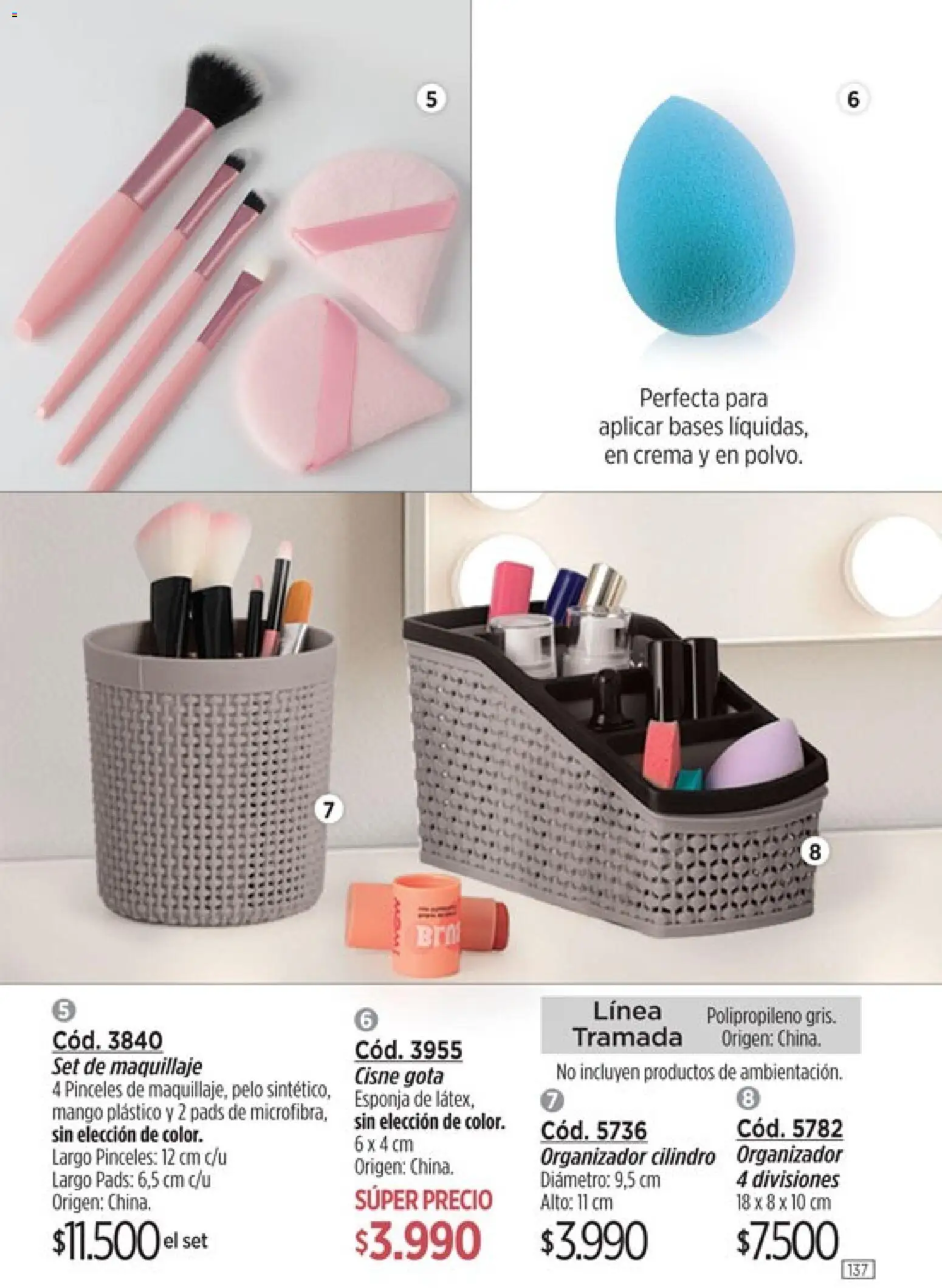 Catálogo Amodil Campaña 6 │ válido desde el 04.03.2026 | Página: 137 | Productos: Organizador, Esponja, Mango, Crema