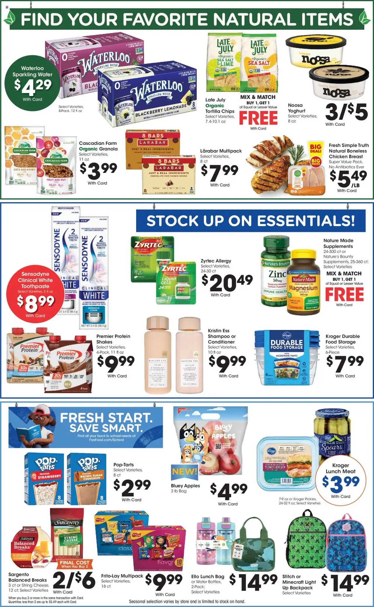 Fry's Food Weekly Ad - valid from 13.08.2025 | Page: 8 | Products: Conditioner, Microwave, Chocolate Chip, Bag