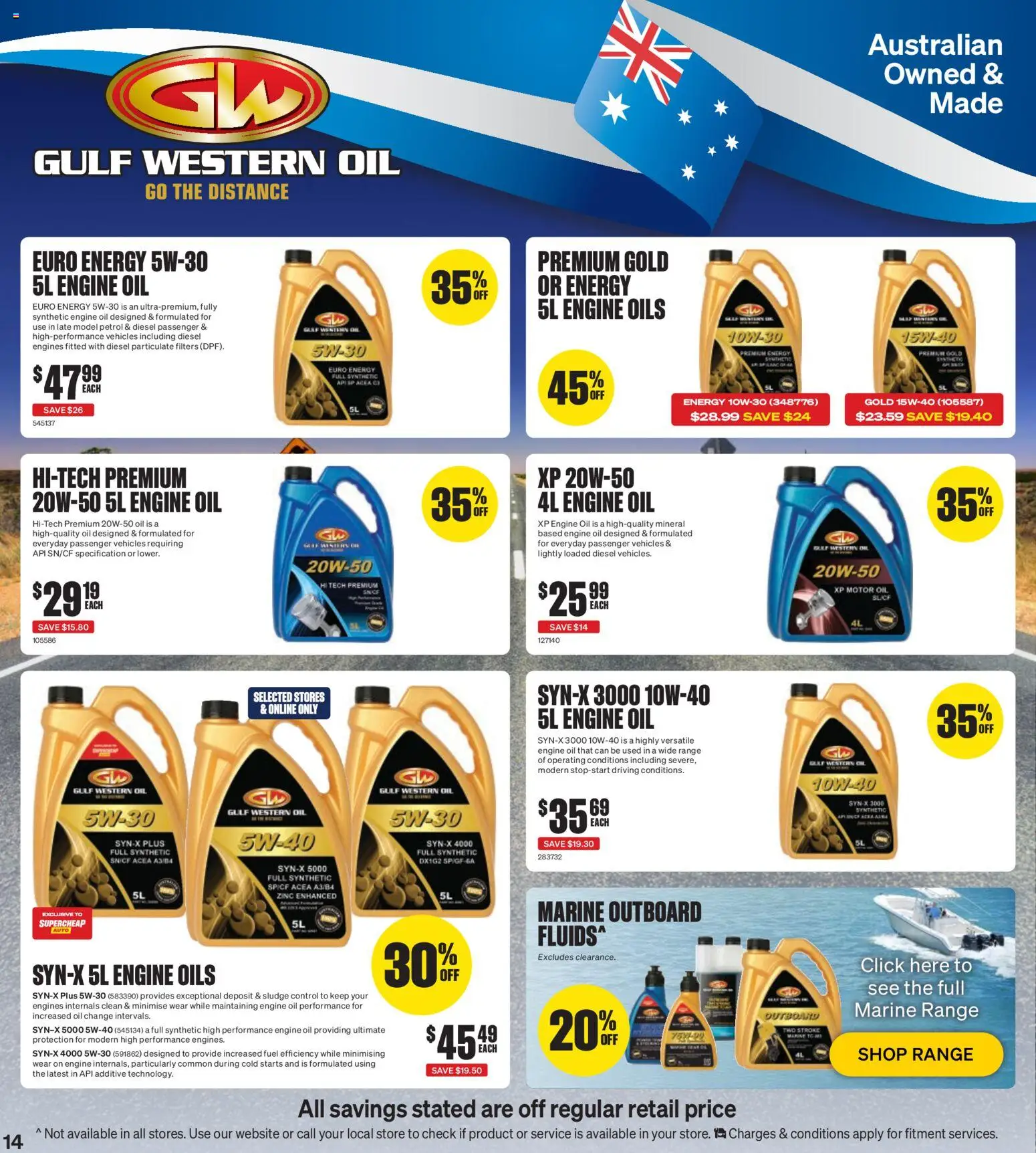 Supercheap Auto catalogue - valid from 05.11.2025 | Page: 14 | Products: Oil, Zinc
